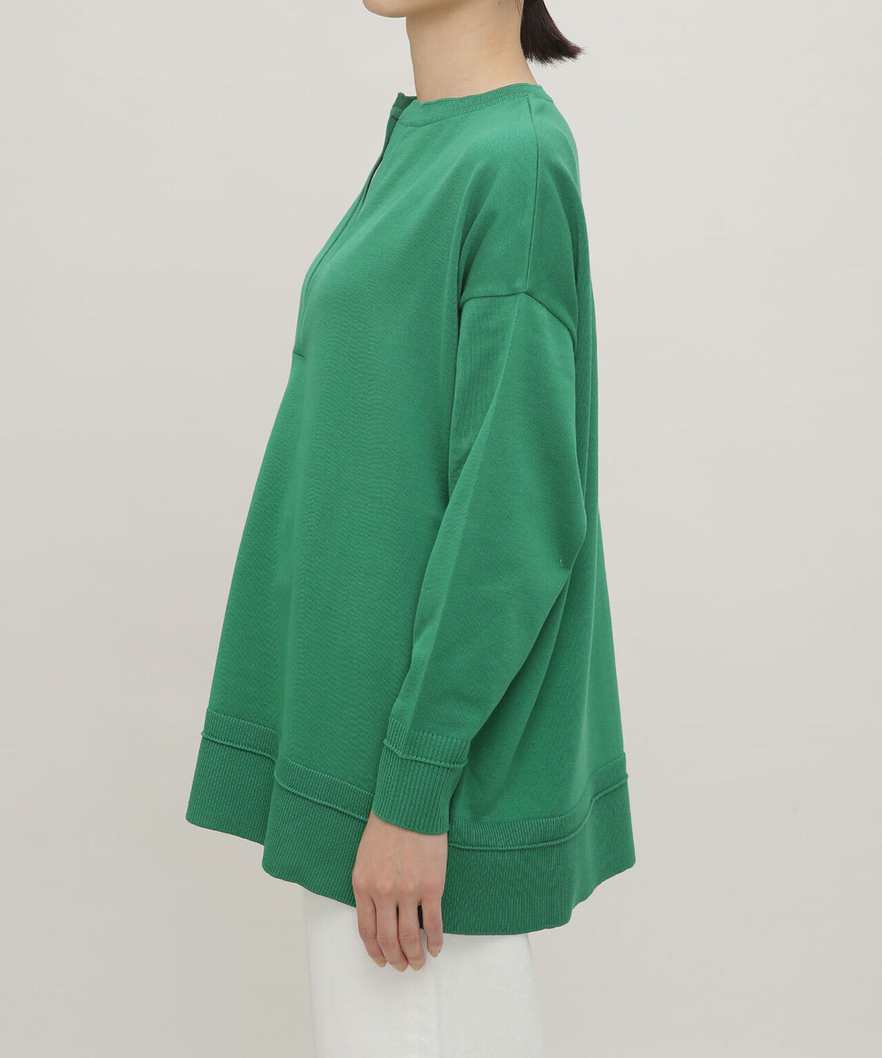 LB.03/思いきり洗えるニット スキッパーボーダープルオーバー 6693122304