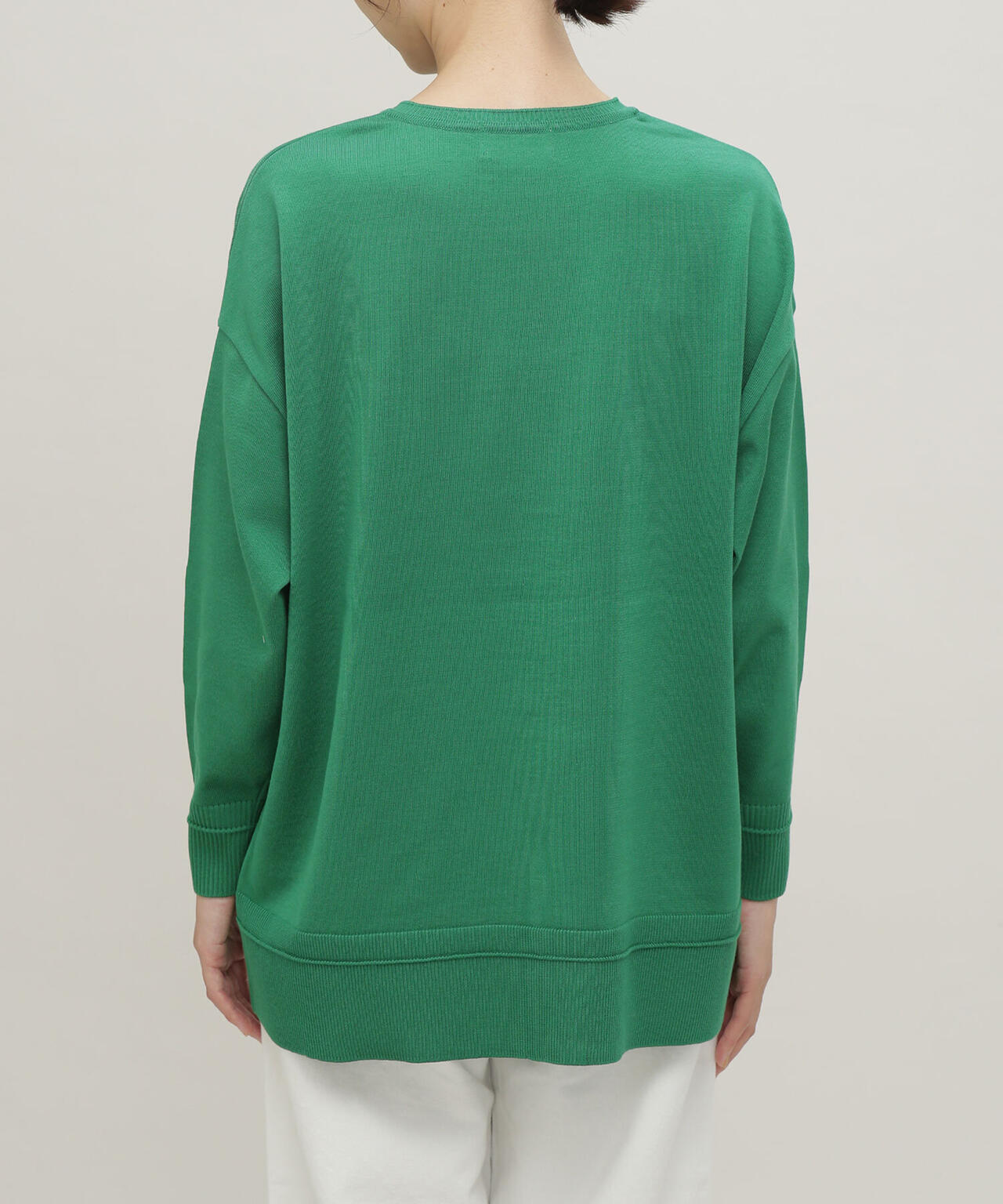 LB.03/思いきり洗えるニット スキッパーボーダープルオーバー 6693122304