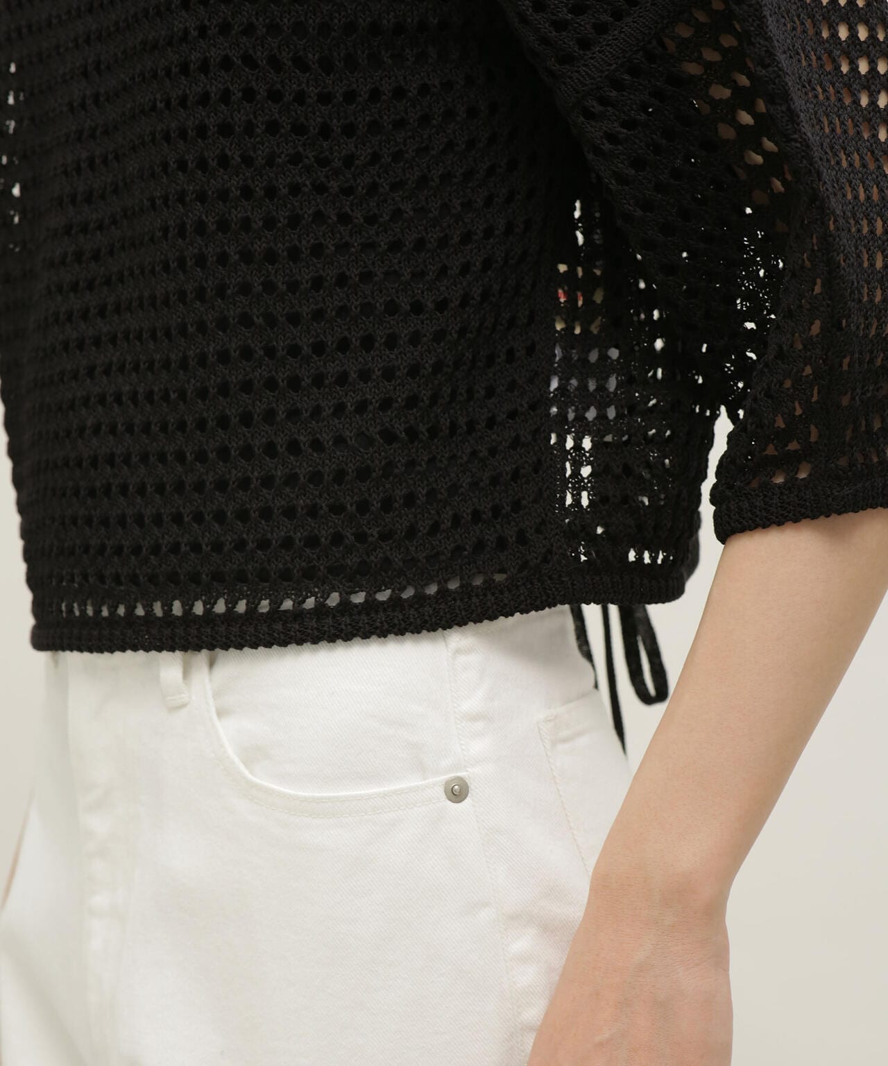 LB.03/メッシュニット2wayトップス 6693122310