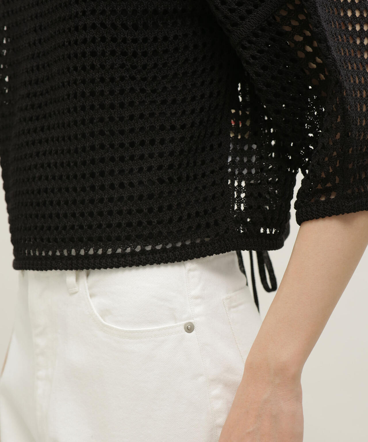 LB.03/メッシュニット2wayトップス 6693122310