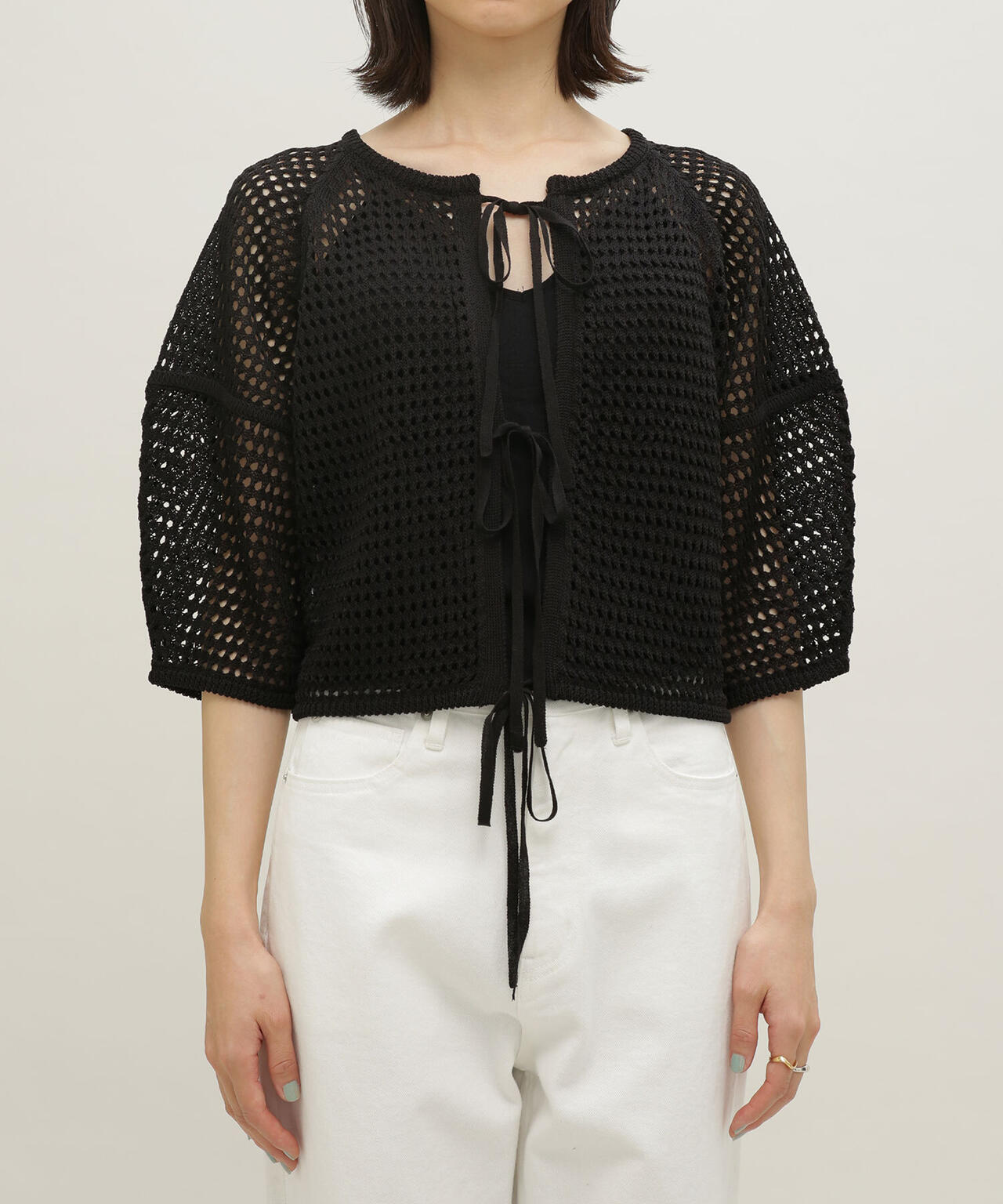 LB.03/メッシュニット2wayトップス 6693122310