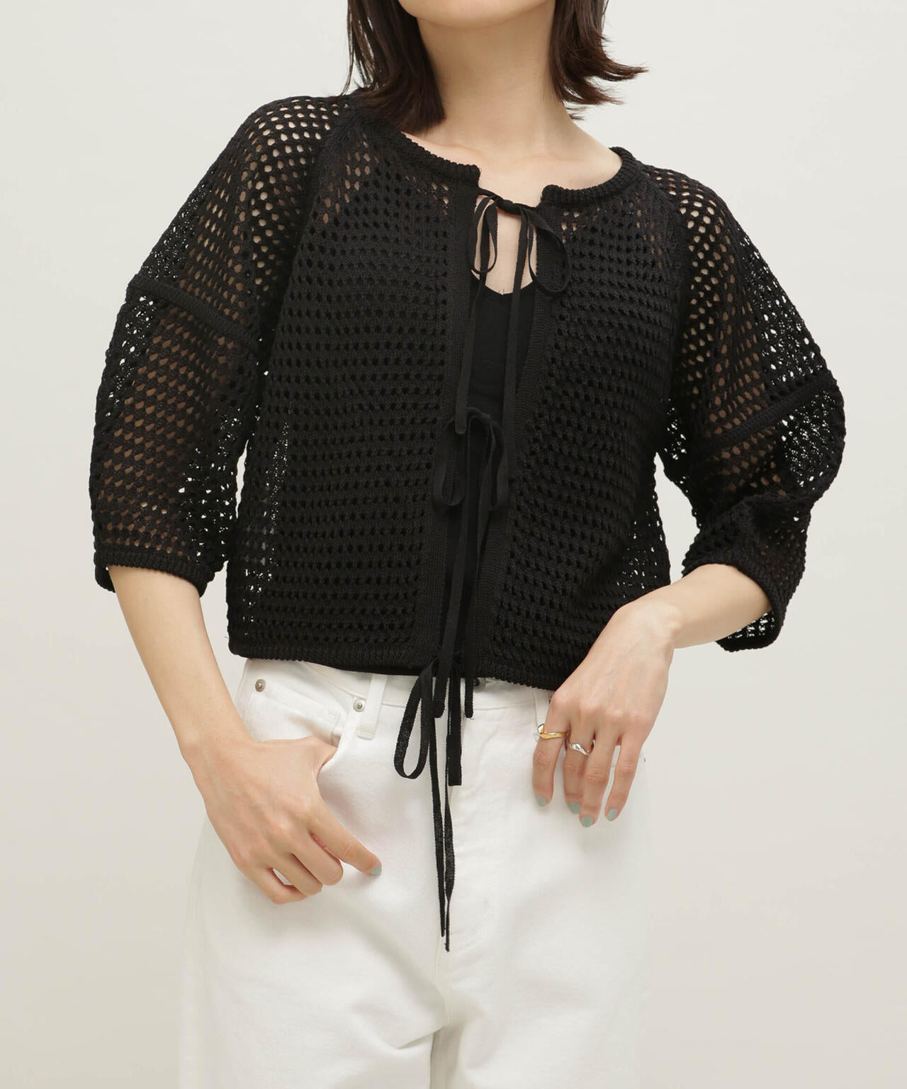 LB.03/メッシュニット2wayトップス 6693122310