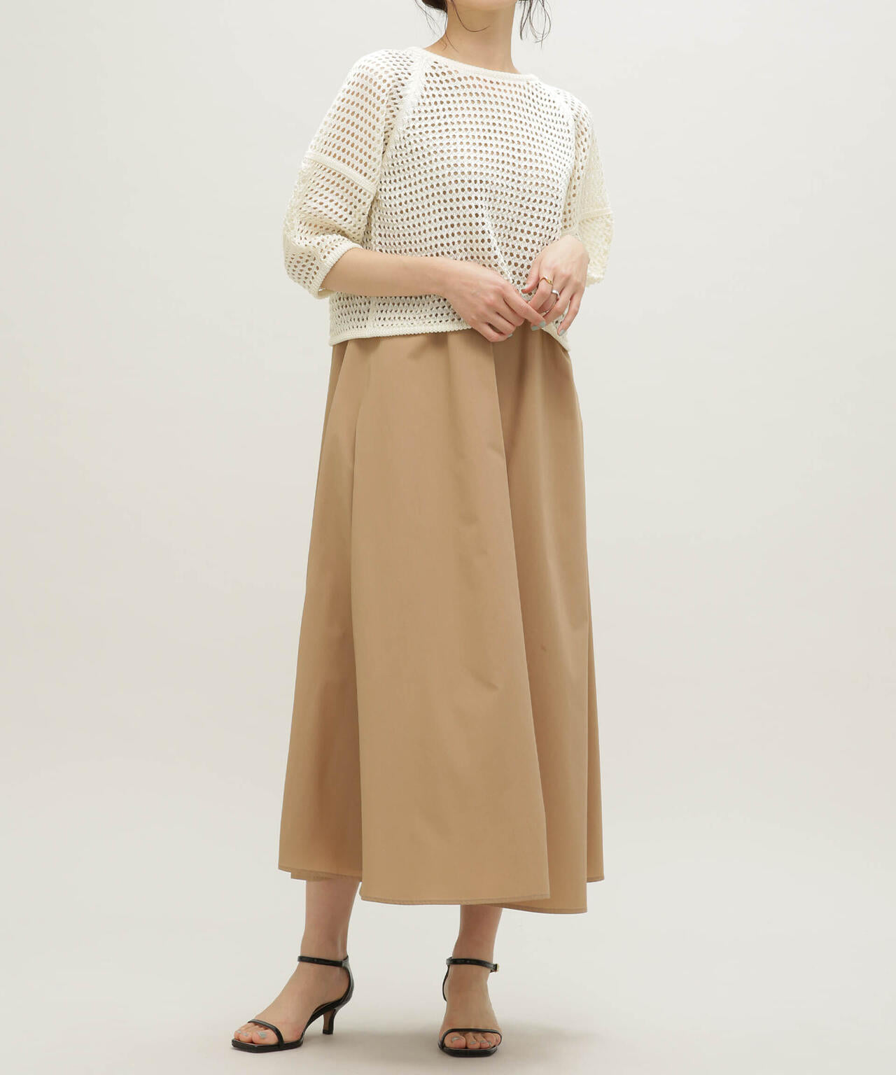 LB.03/メッシュニット2wayトップス 6693122310