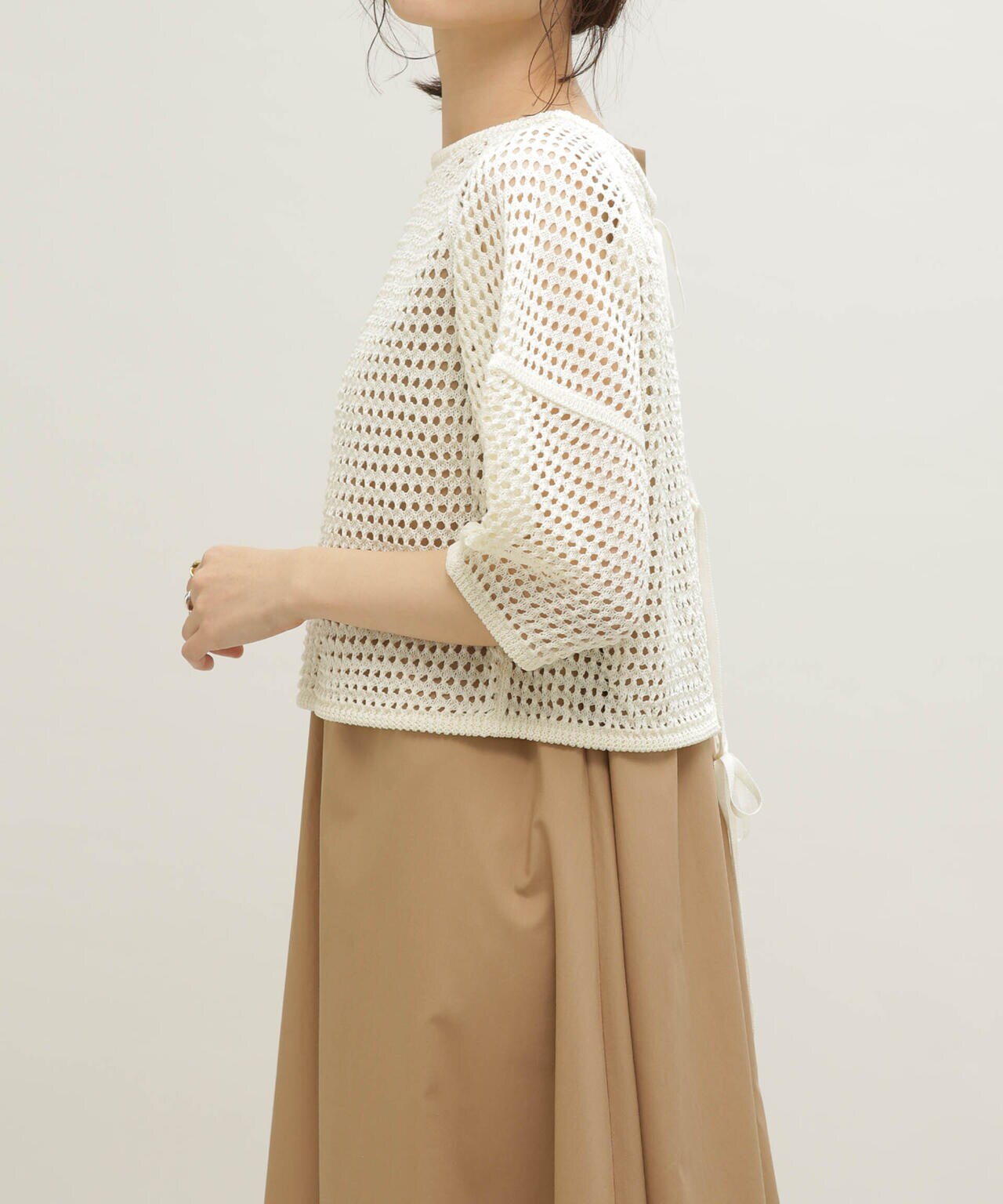 LB.03/メッシュニット2wayトップス 6693122310