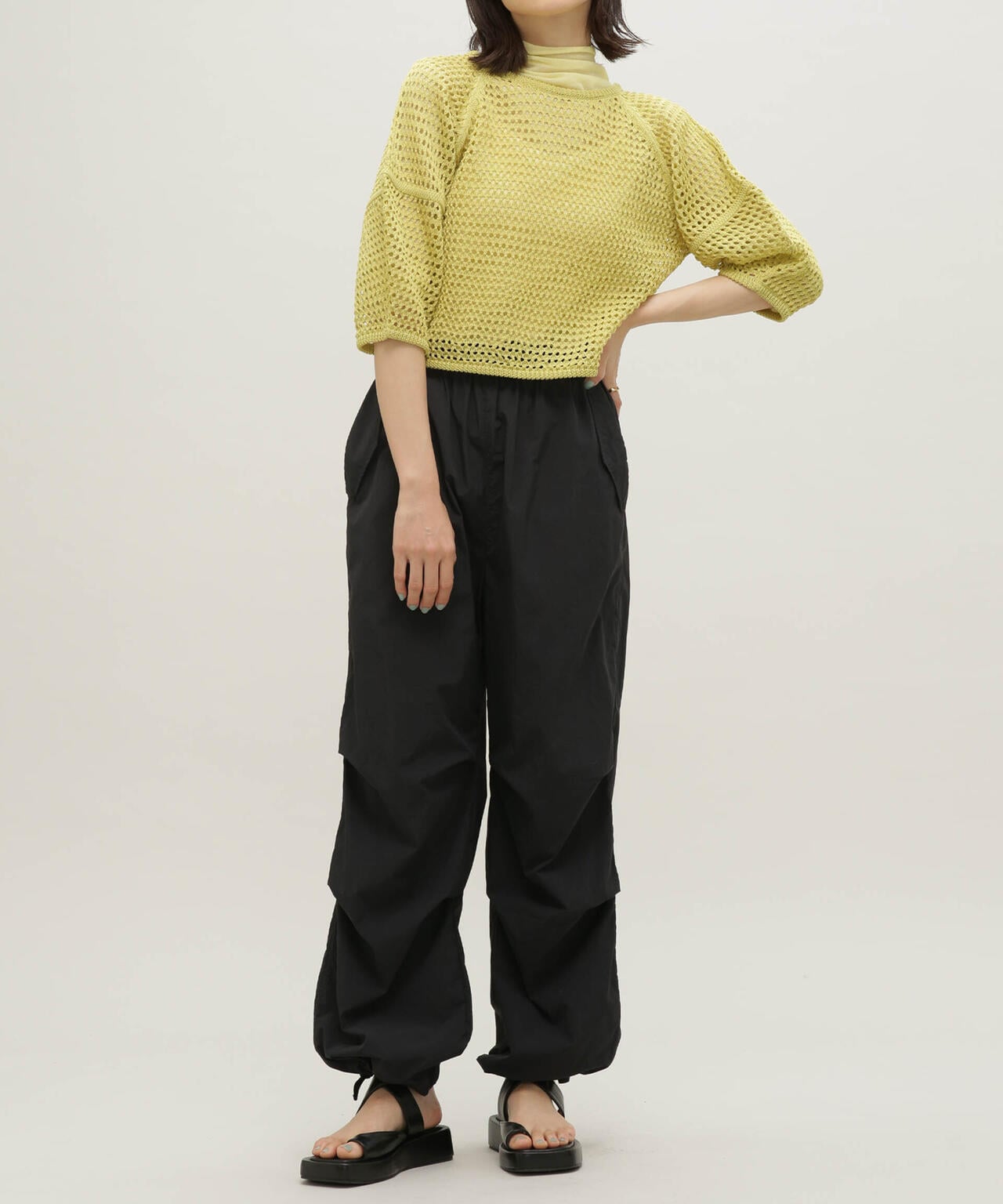 LB.03/メッシュニット2wayトップス 6693122310