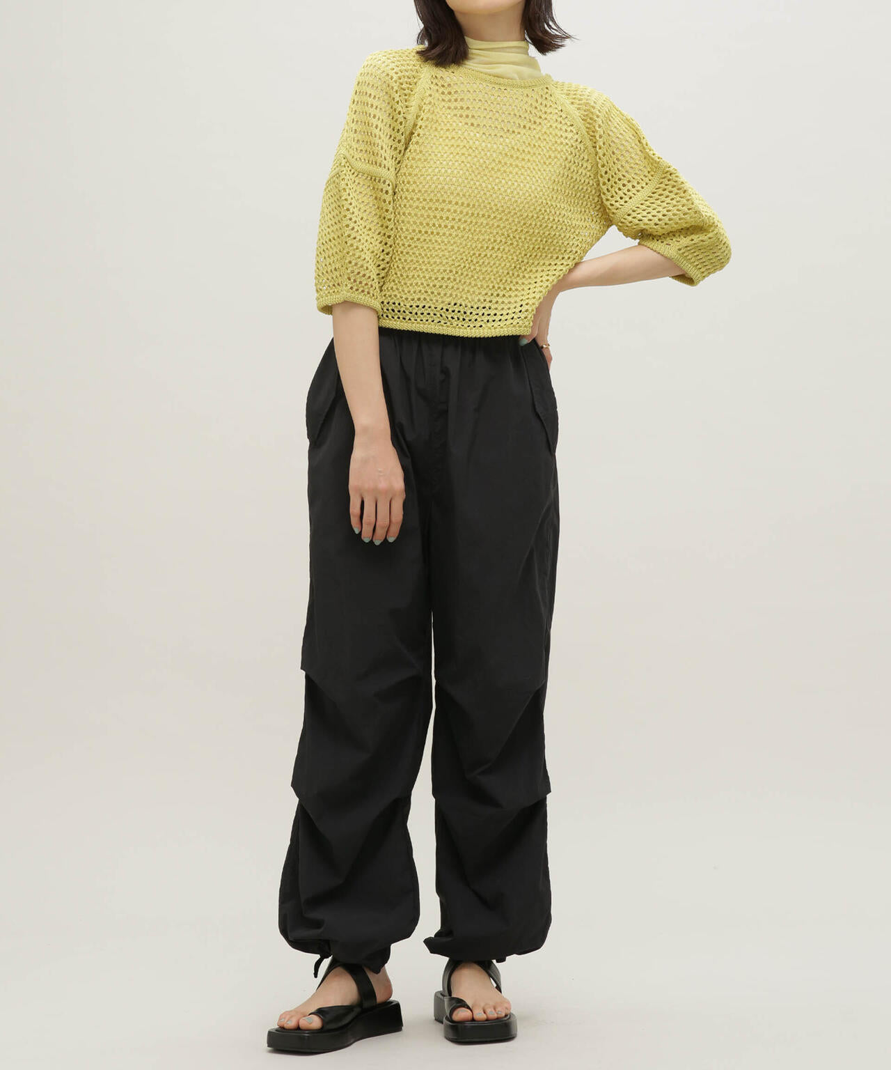 LB.03/メッシュニット2wayトップス 6693122310