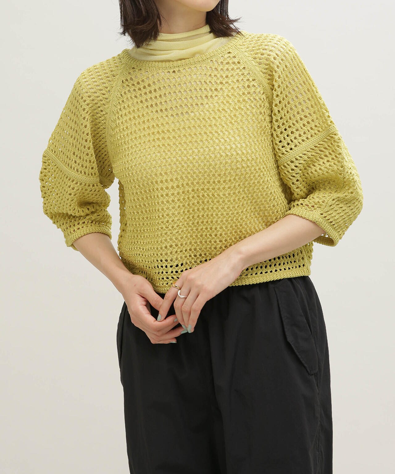 LB.03/メッシュニット2wayトップス 6693122310