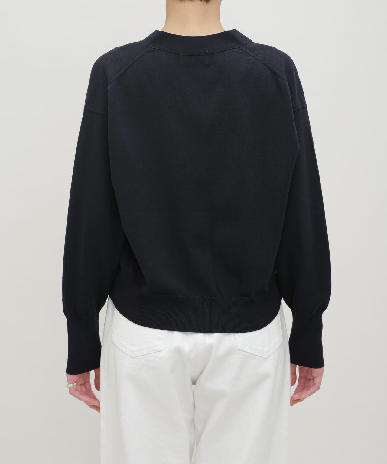 LB.03/GIZA強撚コットンカーディガン 6693122324