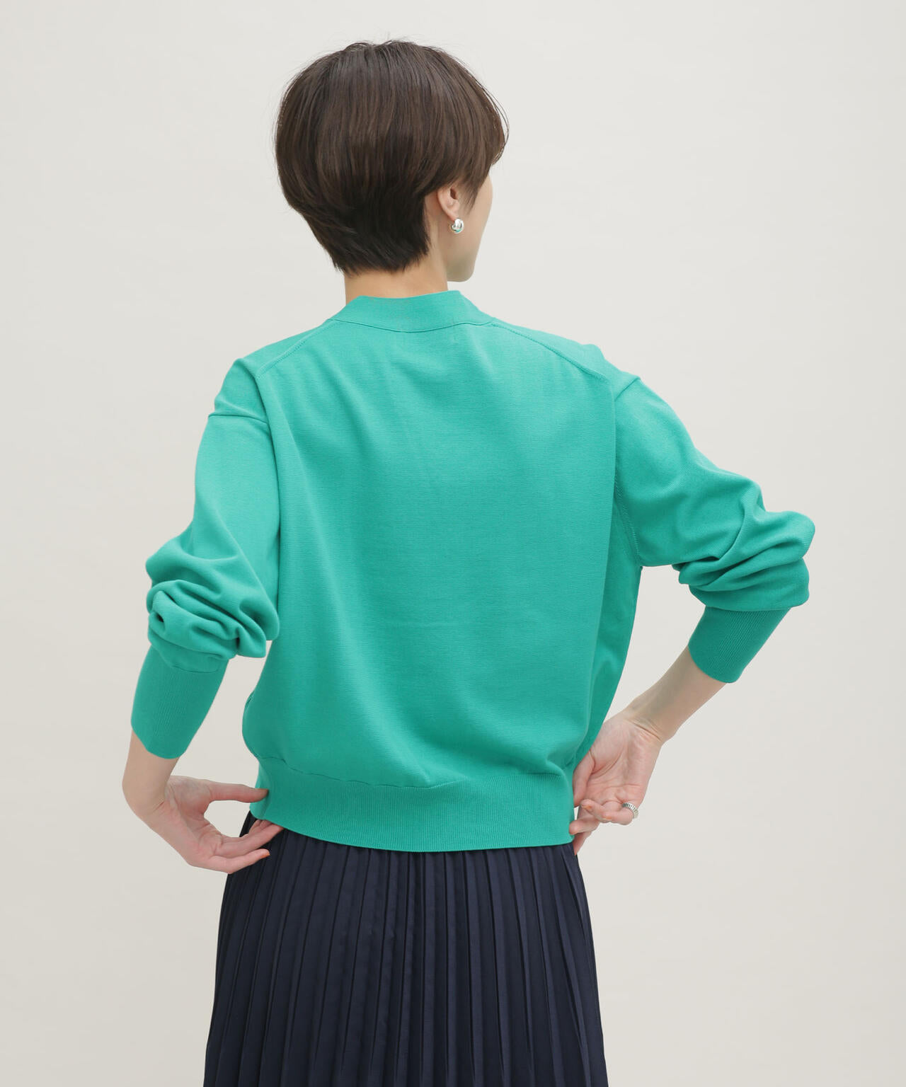 LB.03/GIZA強撚コットンカーディガン 6693122324