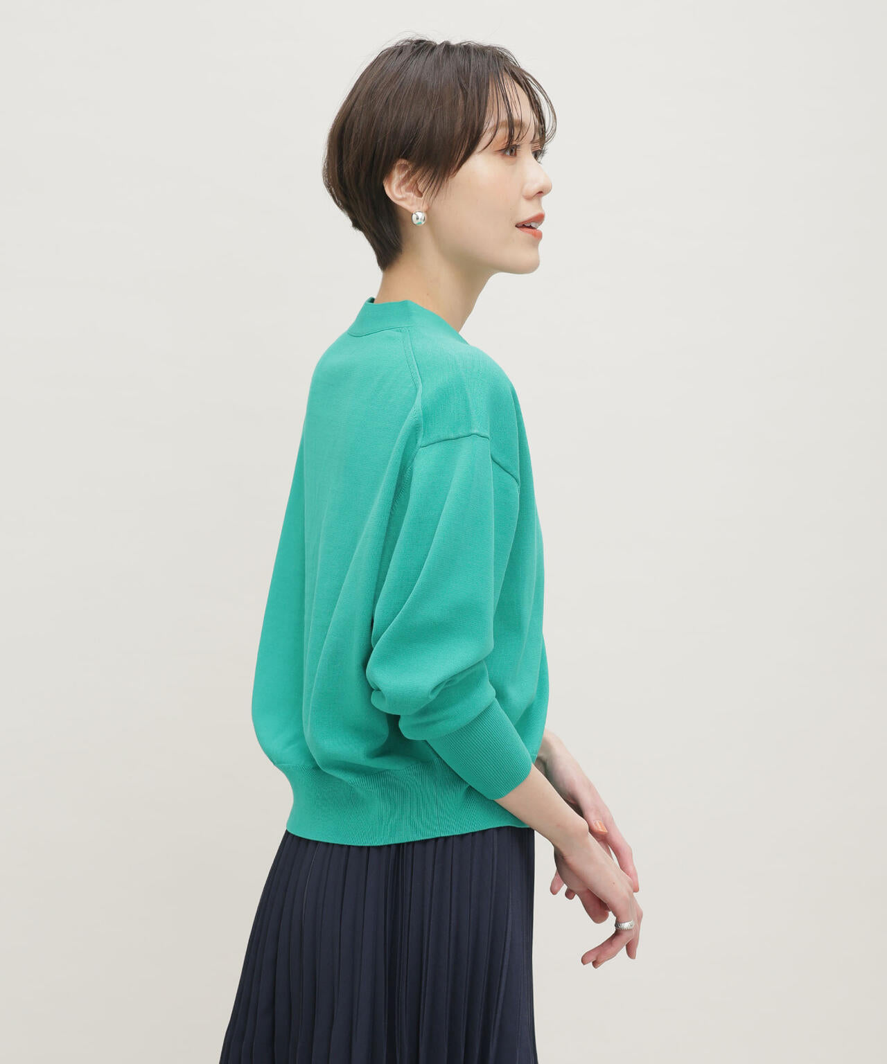 LB.03/GIZA強撚コットンカーディガン 6693122324