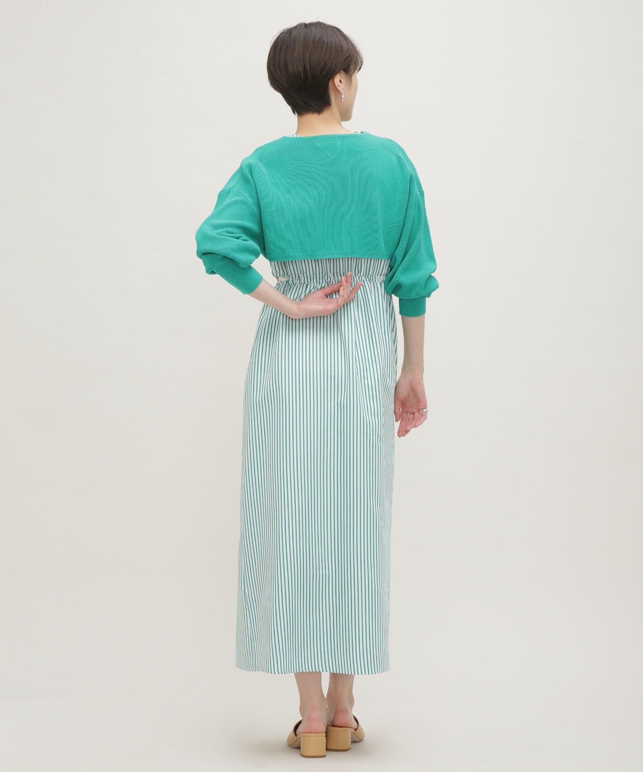 LB.03/GIZA強撚コットンボレロ 6693122325