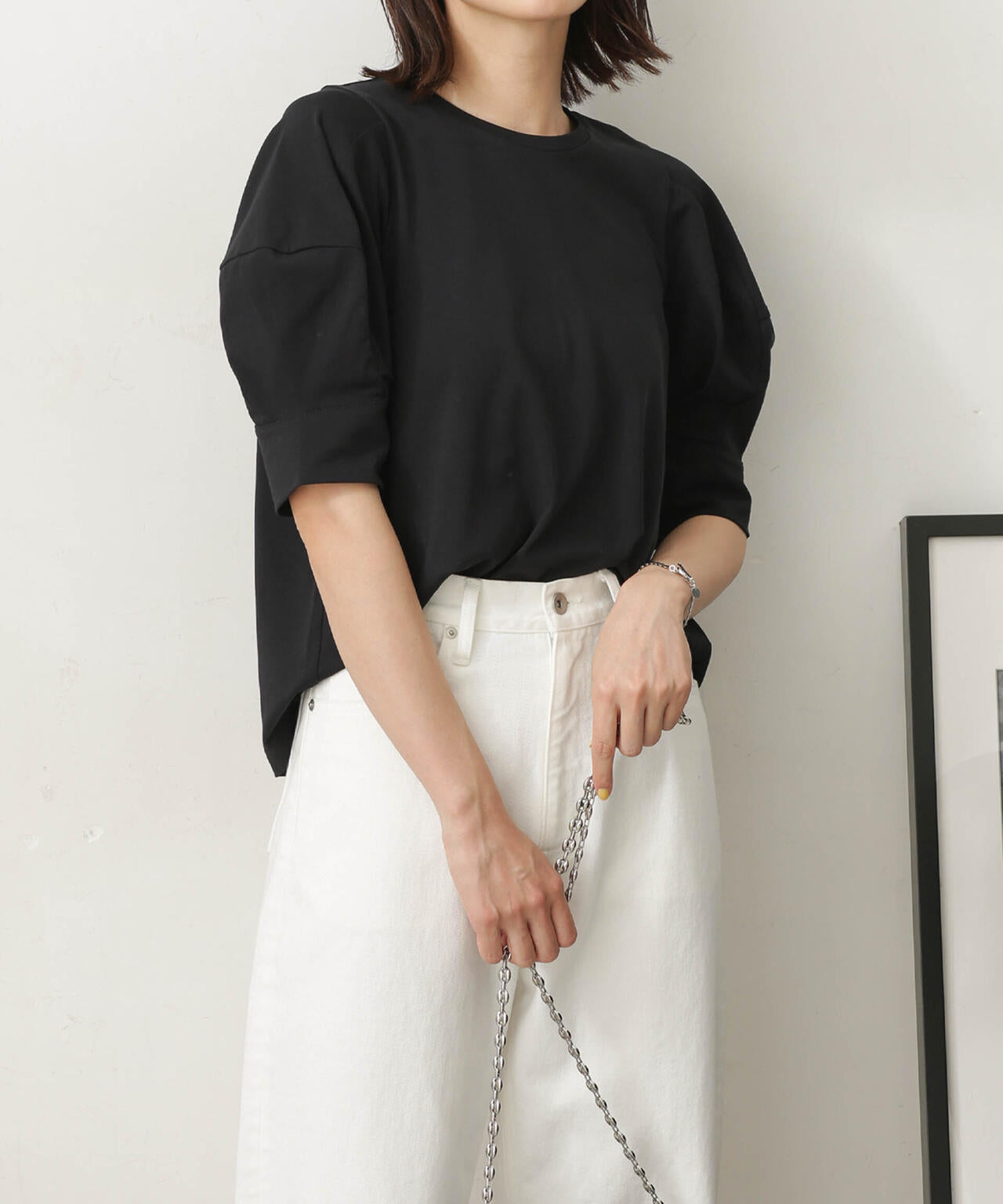 LB.03/Repurフォルムスリーブカットトップス 6693124321