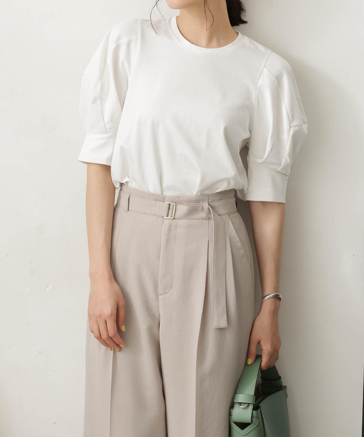 LB.03/Repurフォルムスリーブカットトップス 6693124321