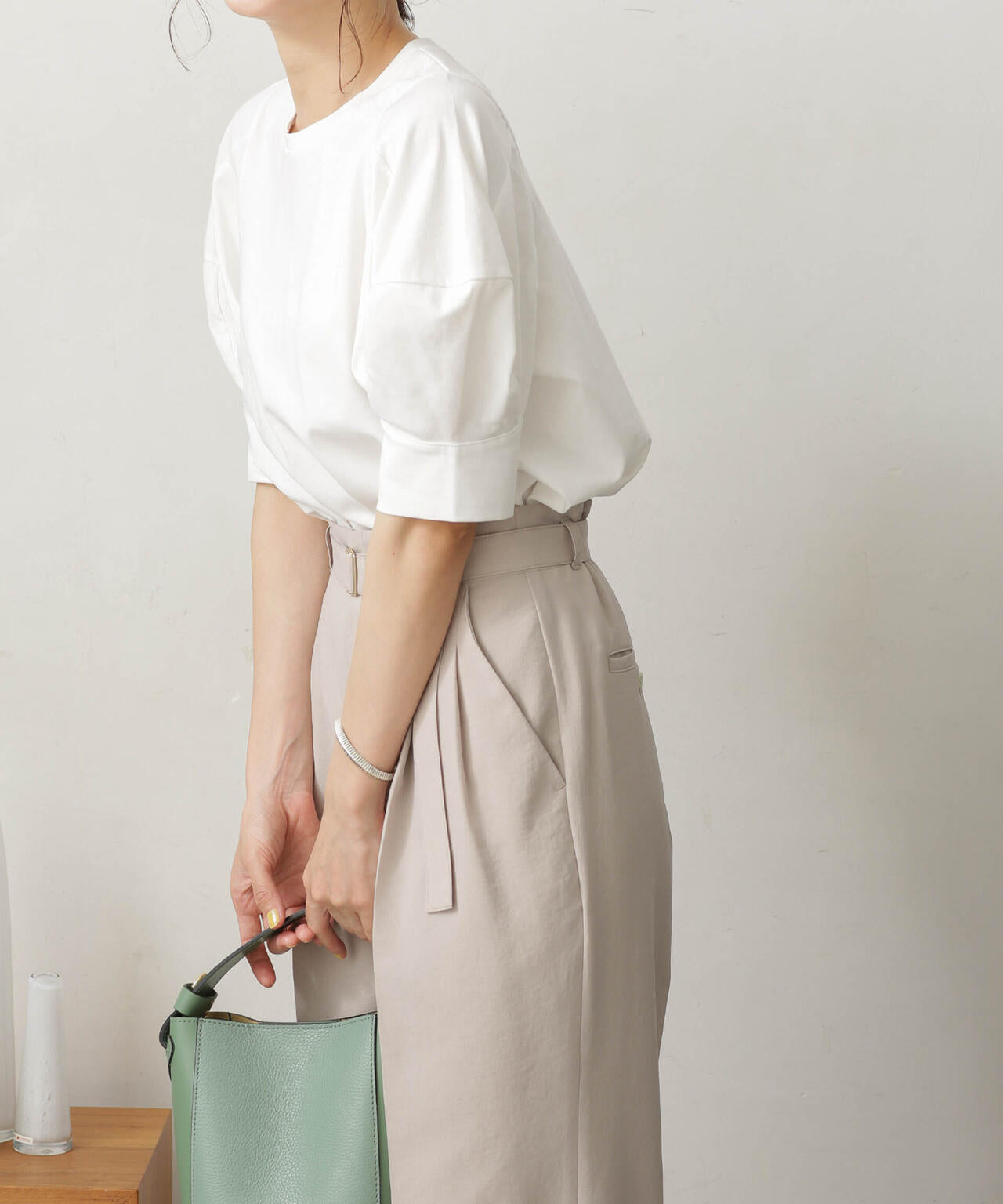 LB.03/Repurフォルムスリーブカットトップス 6693124321