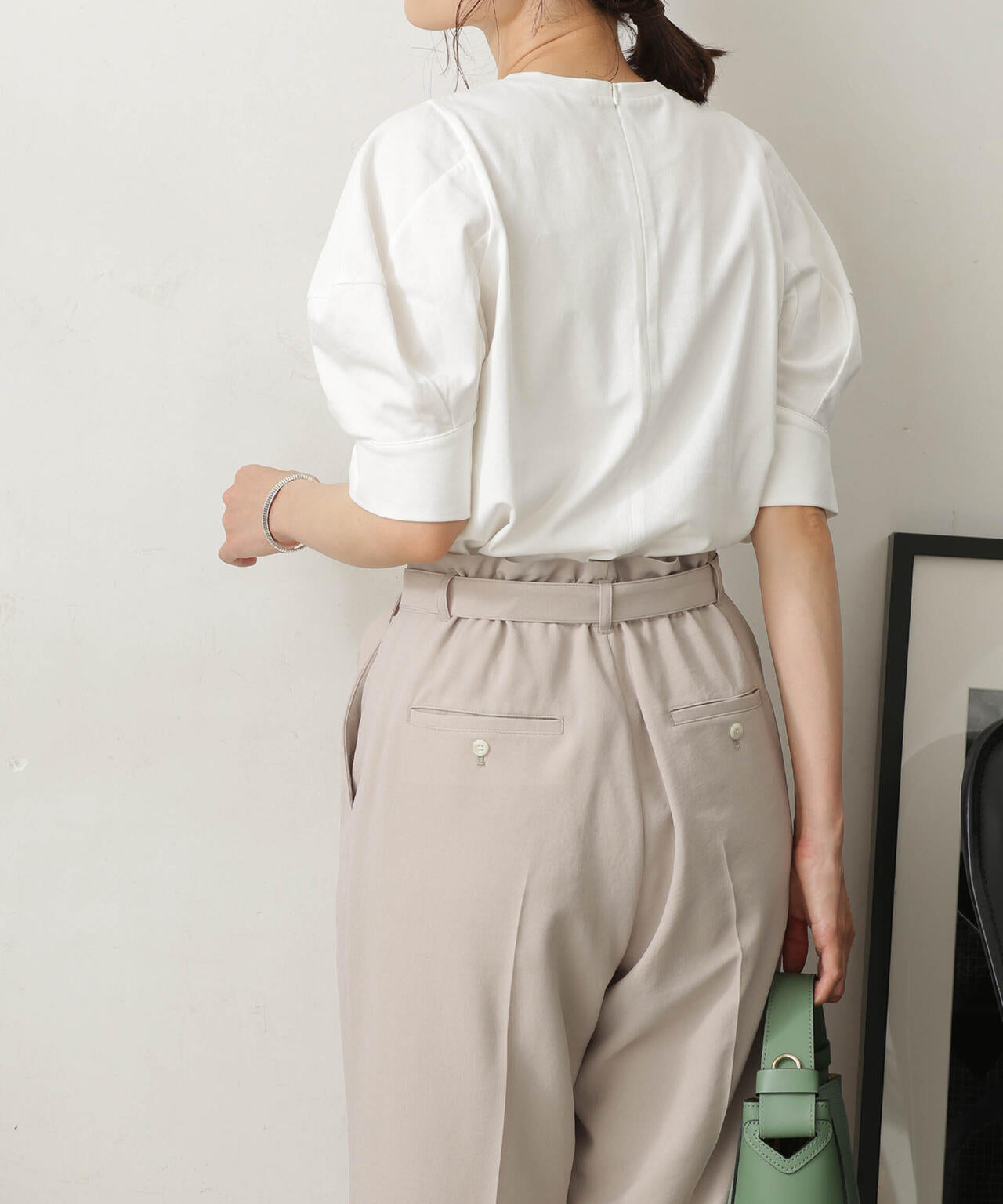 LB.03/Repurフォルムスリーブカットトップス 6693124321