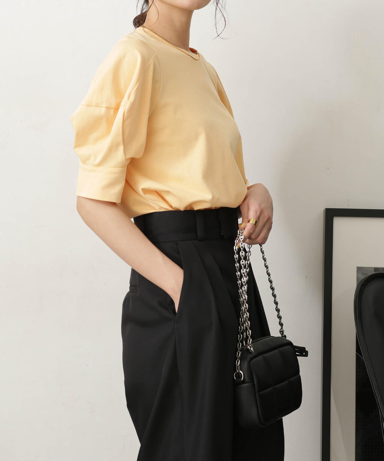 LB.03/Repurフォルムスリーブカットトップス 6693124321