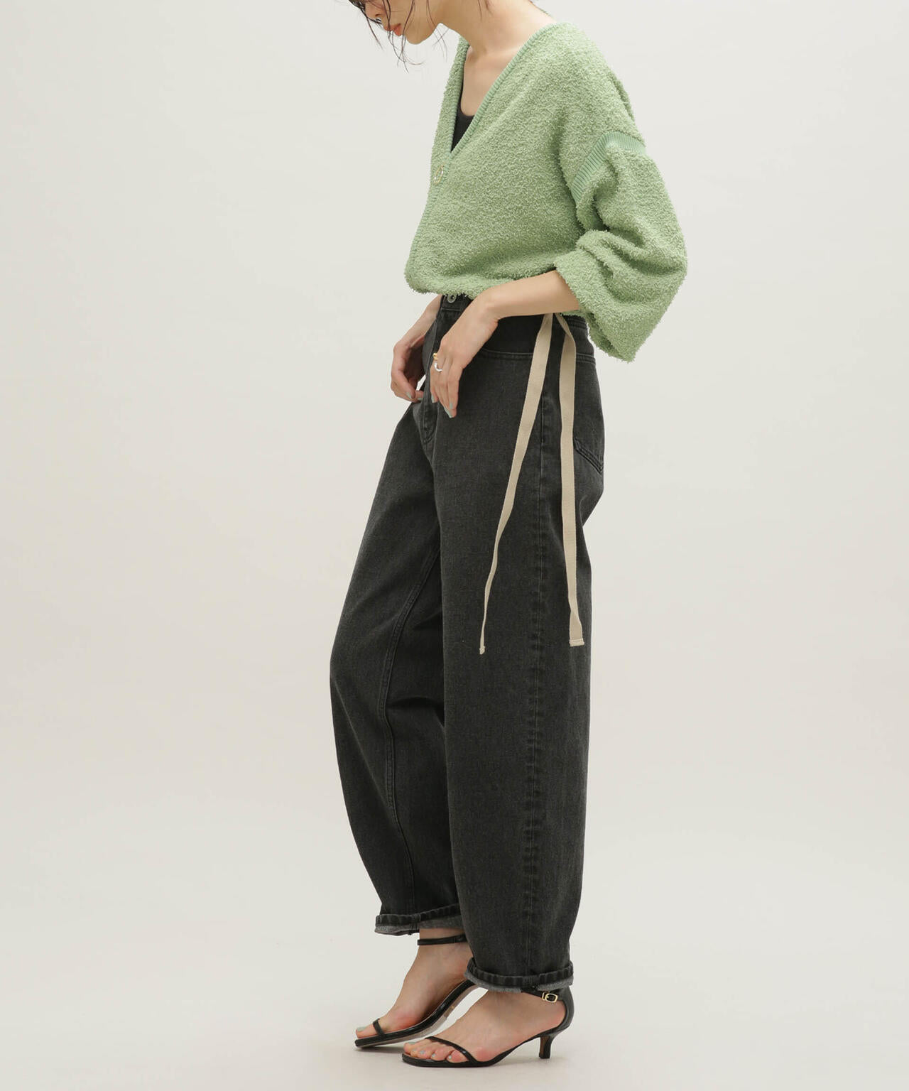 LB.03/カーブバギーデニムパンツ 6693127305