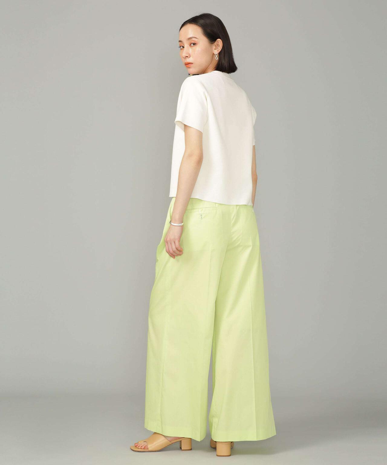 LB.01/コットンポリエステル ワイドパンツ 6693127311