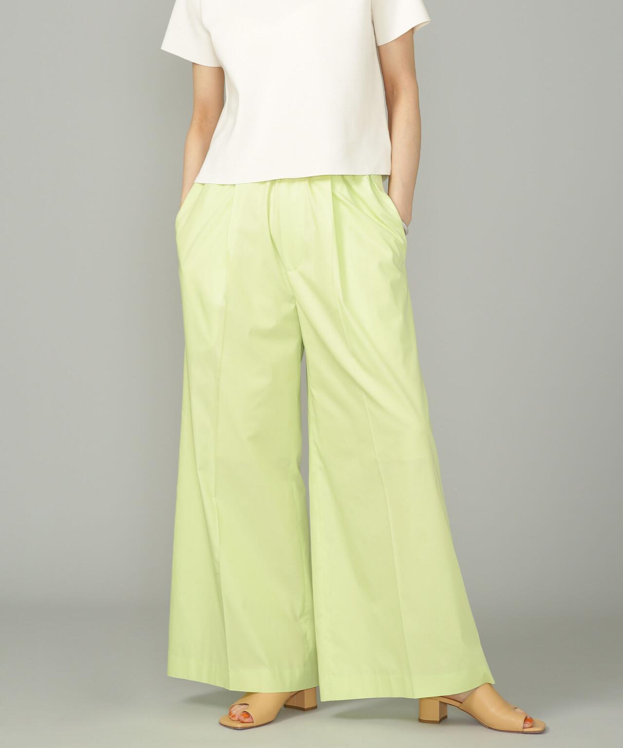 LB.01/コットンポリエステル ワイドパンツ 6693127311