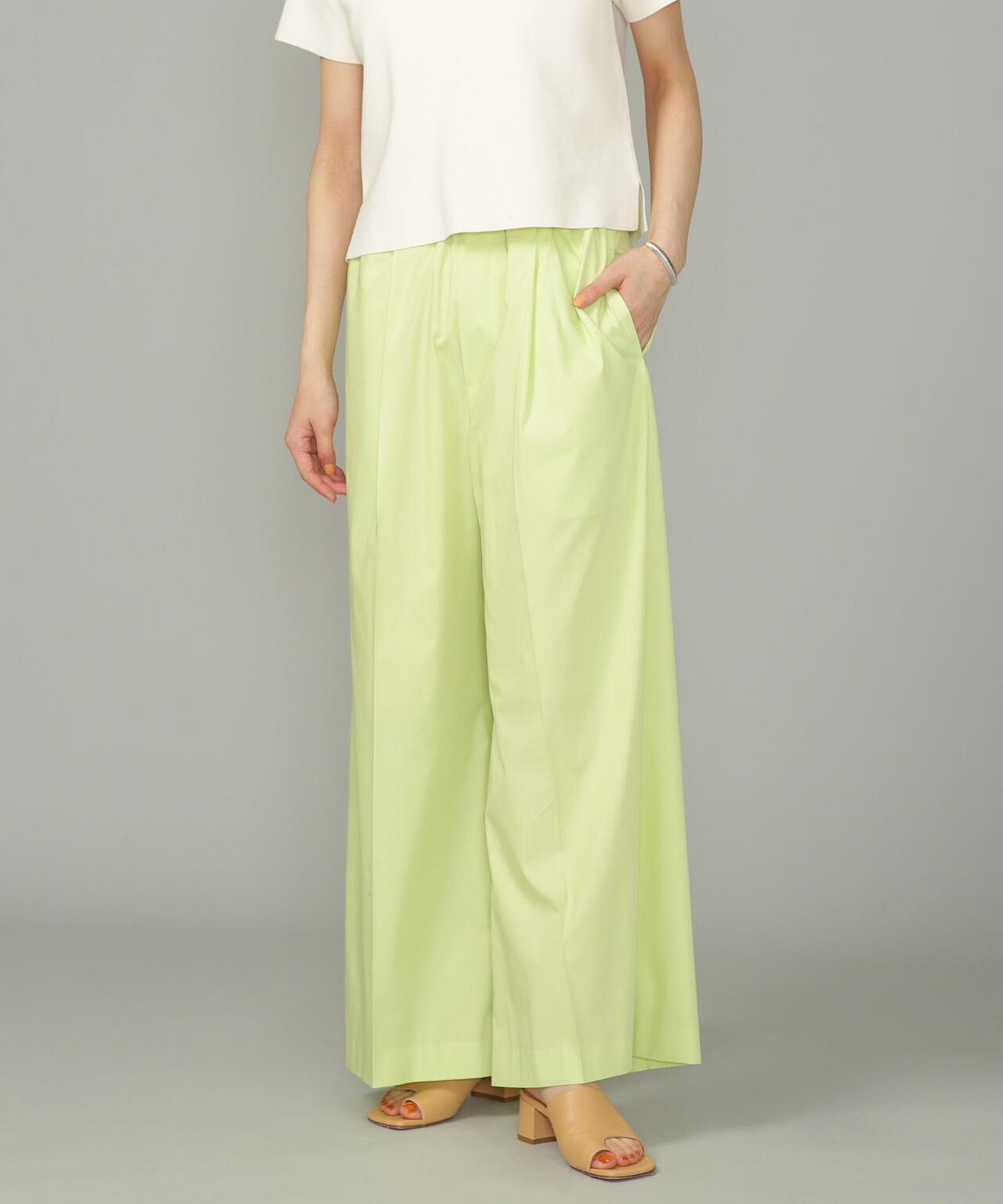 LB.01/コットンポリエステル ワイドパンツ 6693127311