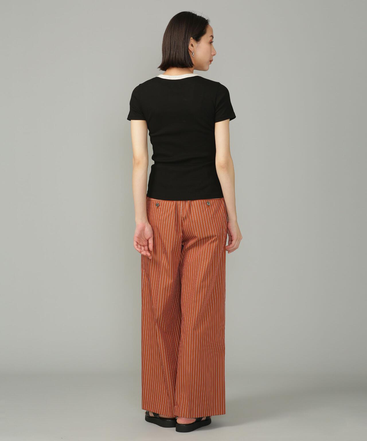 LB.01/コットンポリエステル ワイドパンツ 6693127311