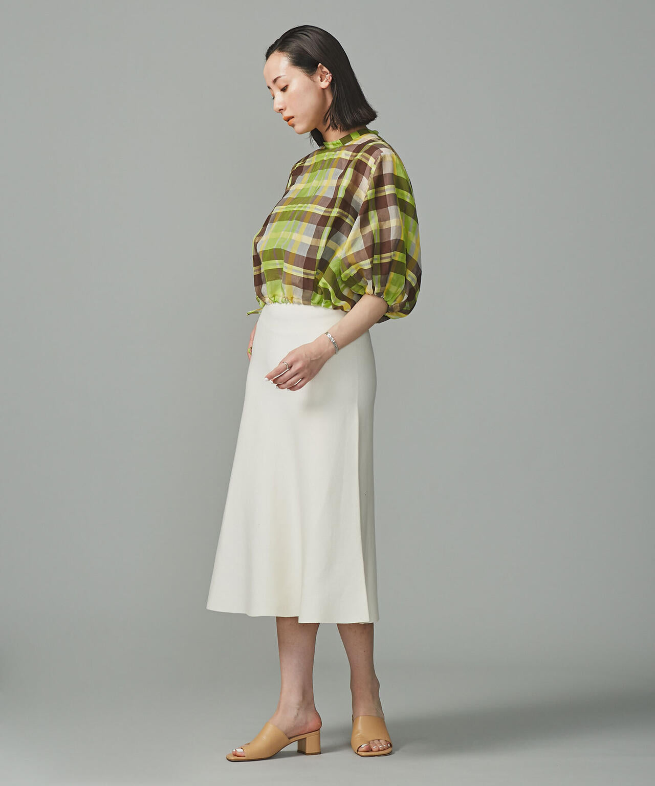 LB.01/スムース編みニットフレアスカート 6693130312