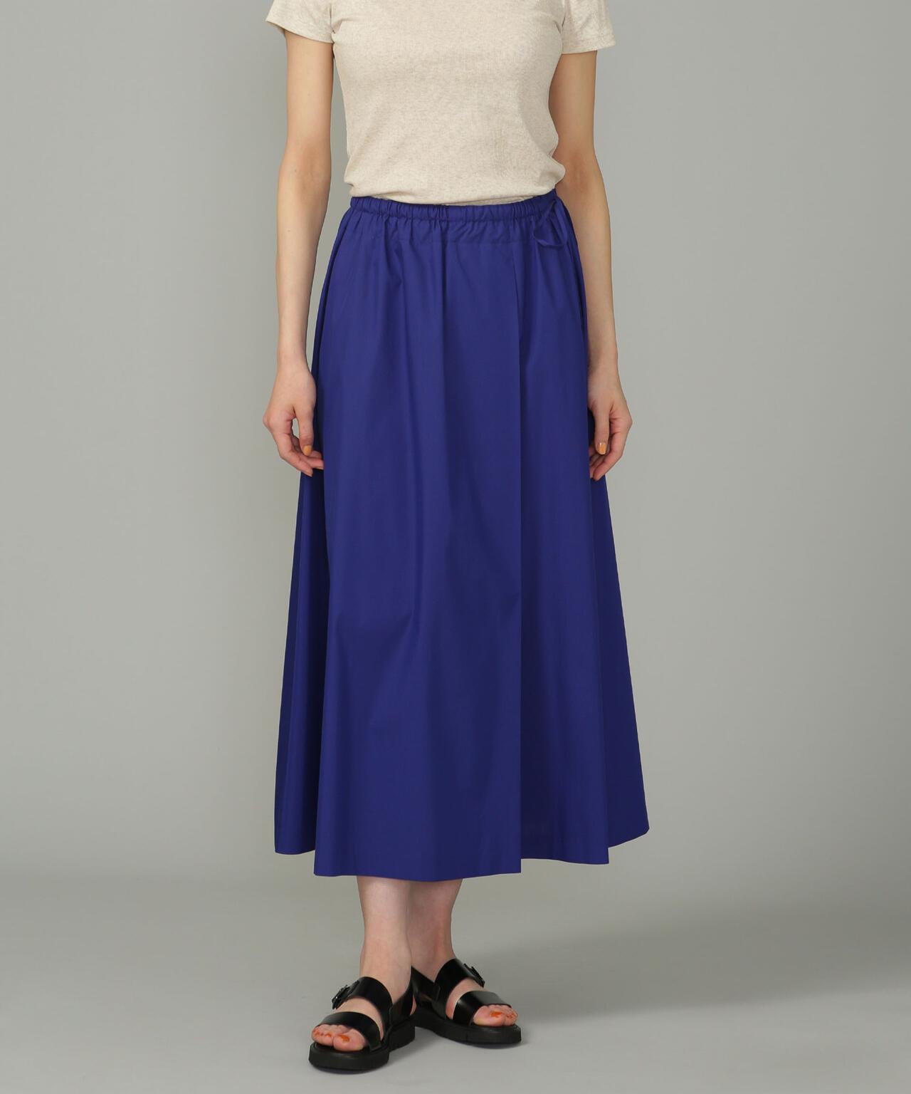 LB.01/コットンポリエステル タックフレアスカート 6693130313