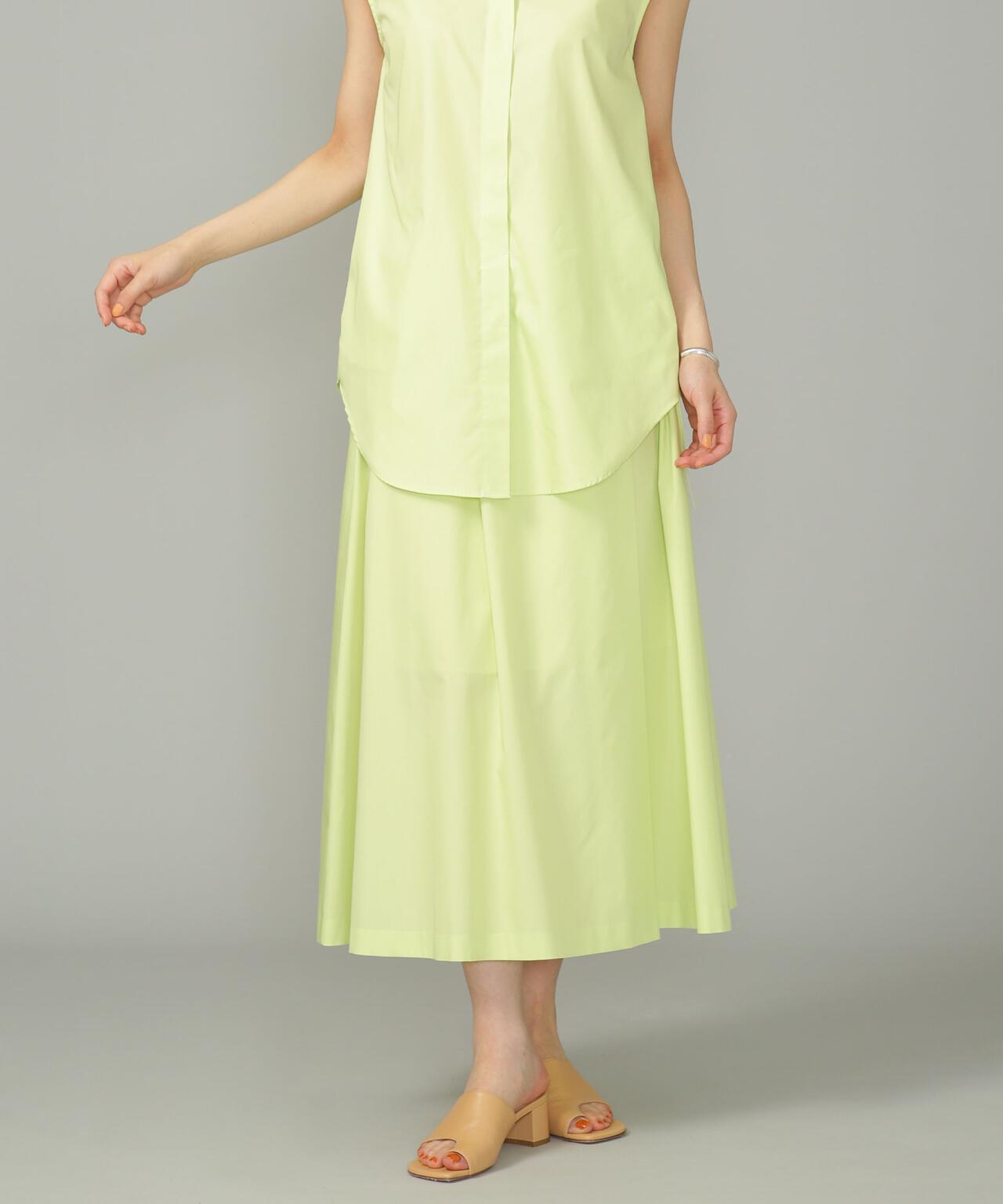 LB.01/コットンポリエステル タックフレアスカート 6693130313