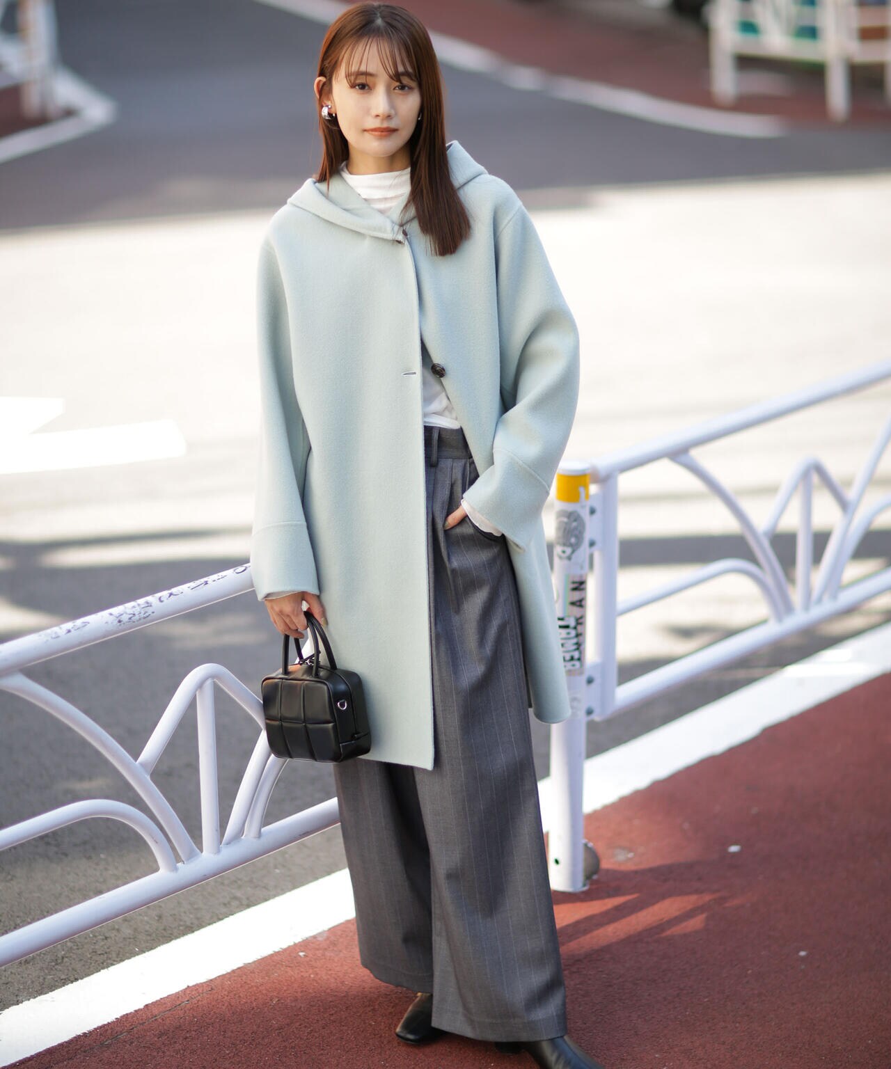 スーパー140ウールリバーフードコート 6693211302