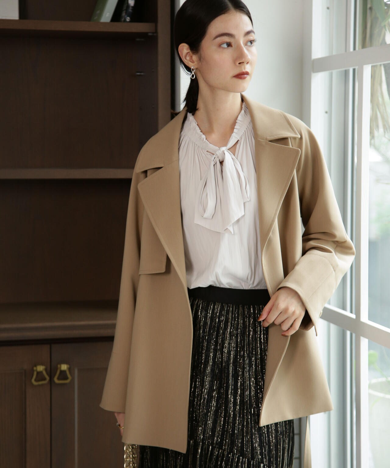 ベルテッドドビーミドルコート 6693211308