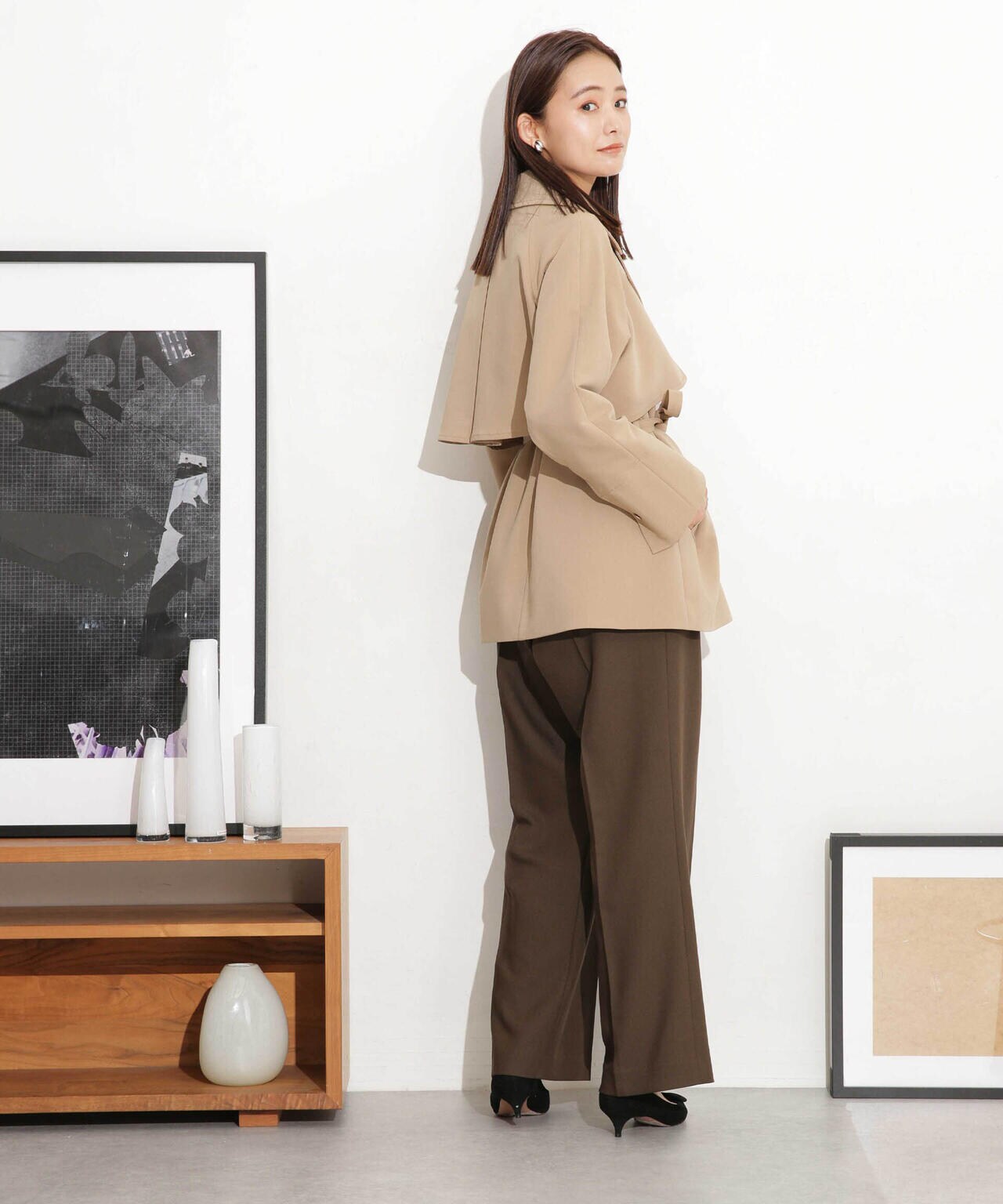 ベルテッドドビーミドルコート 6693211308