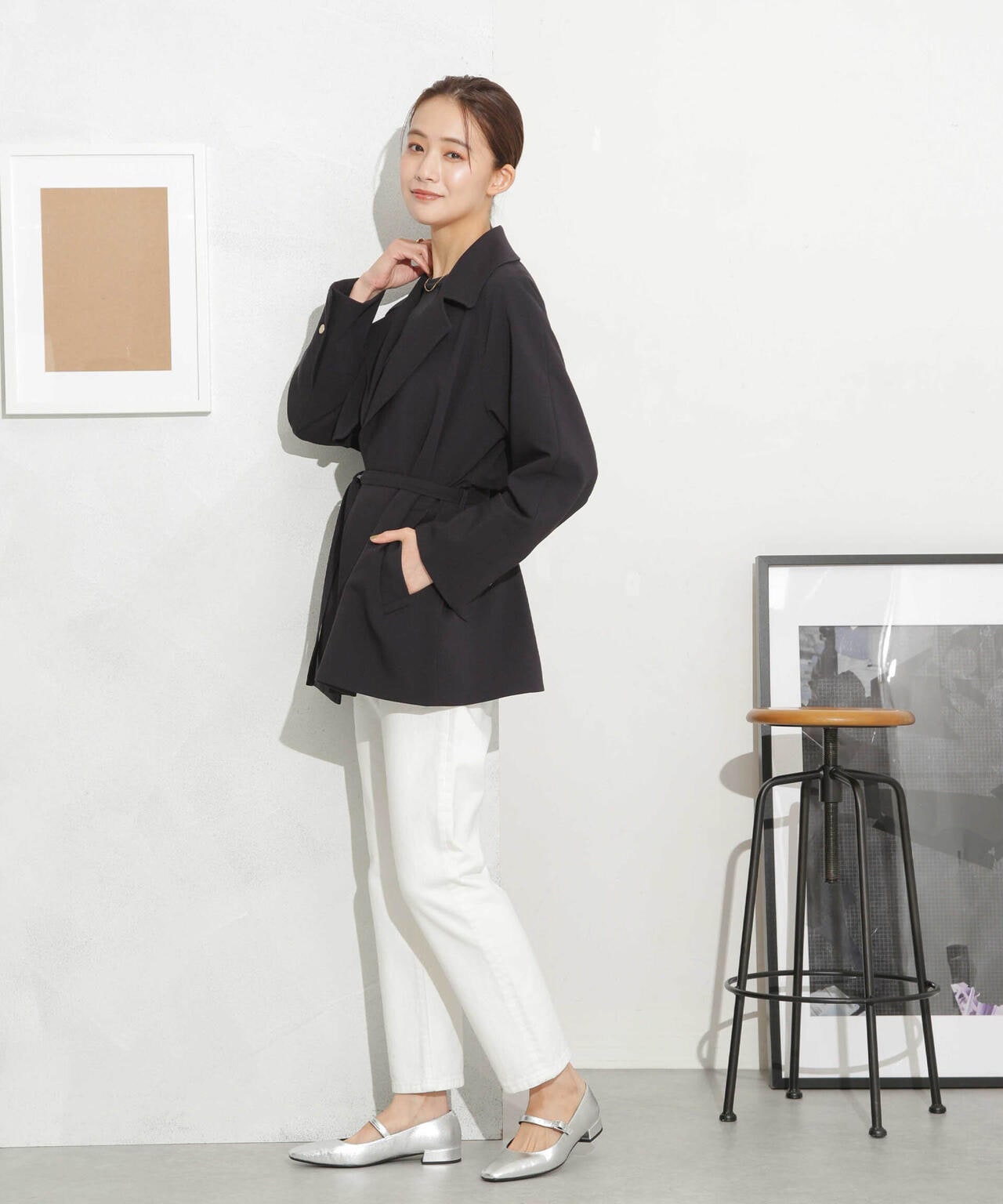 ベルテッドドビーミドルコート 6693211308