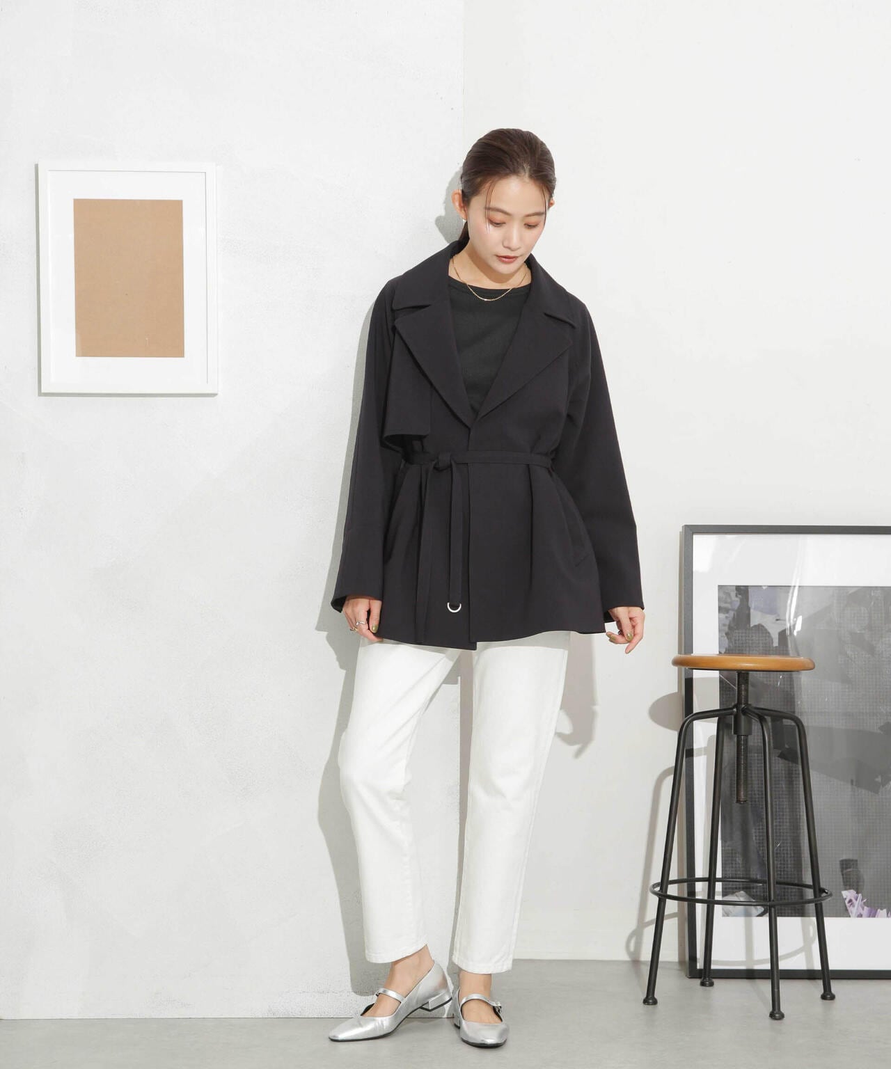 ベルテッドドビーミドルコート 6693211308