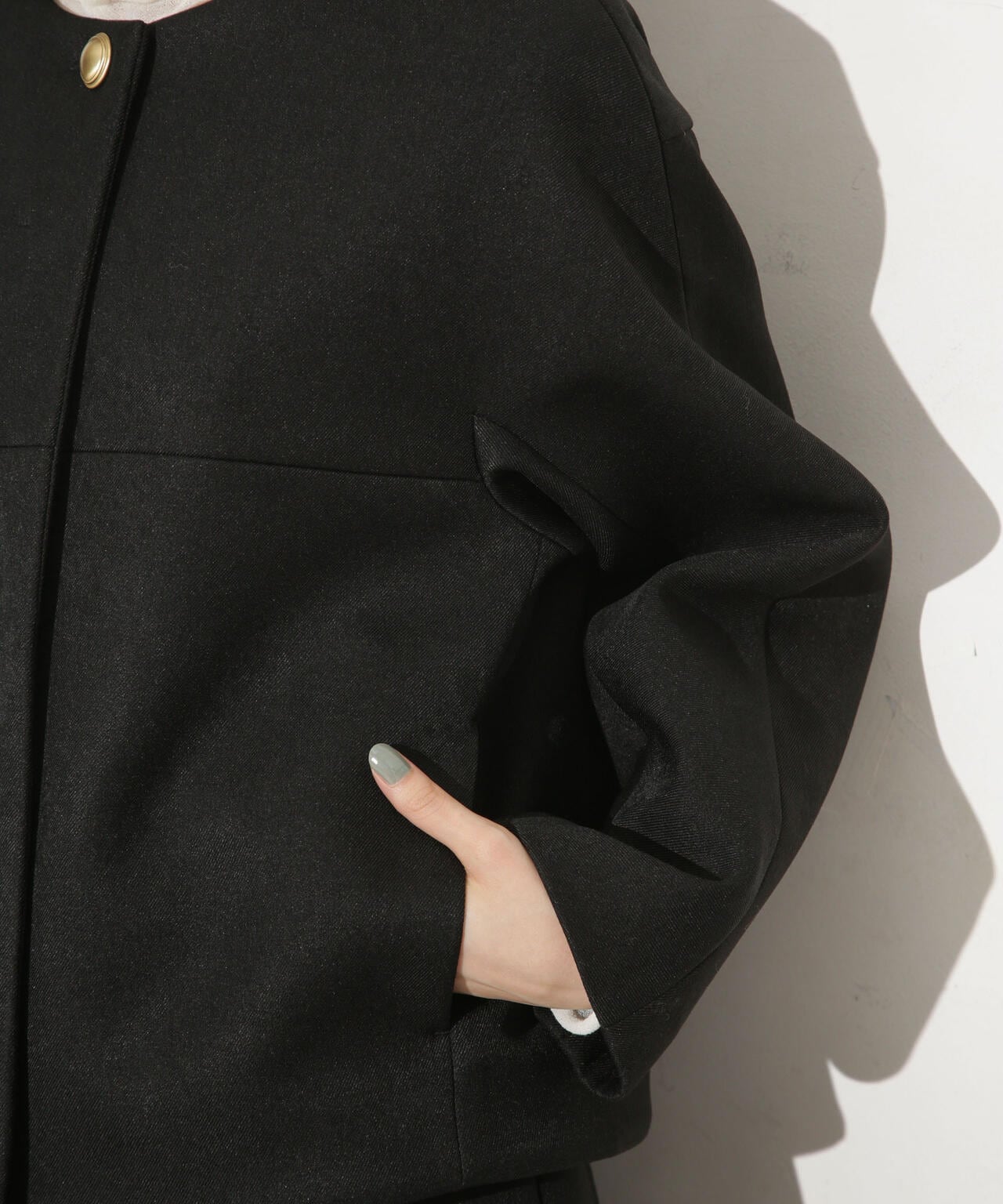 ボンディングノーカラーコート(セットアップ可) 6693211314