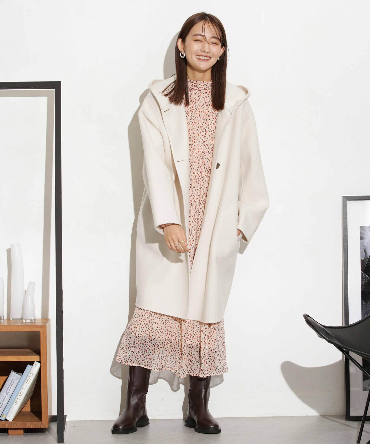 フィルムドットシフォンタックワンピース 6693219320