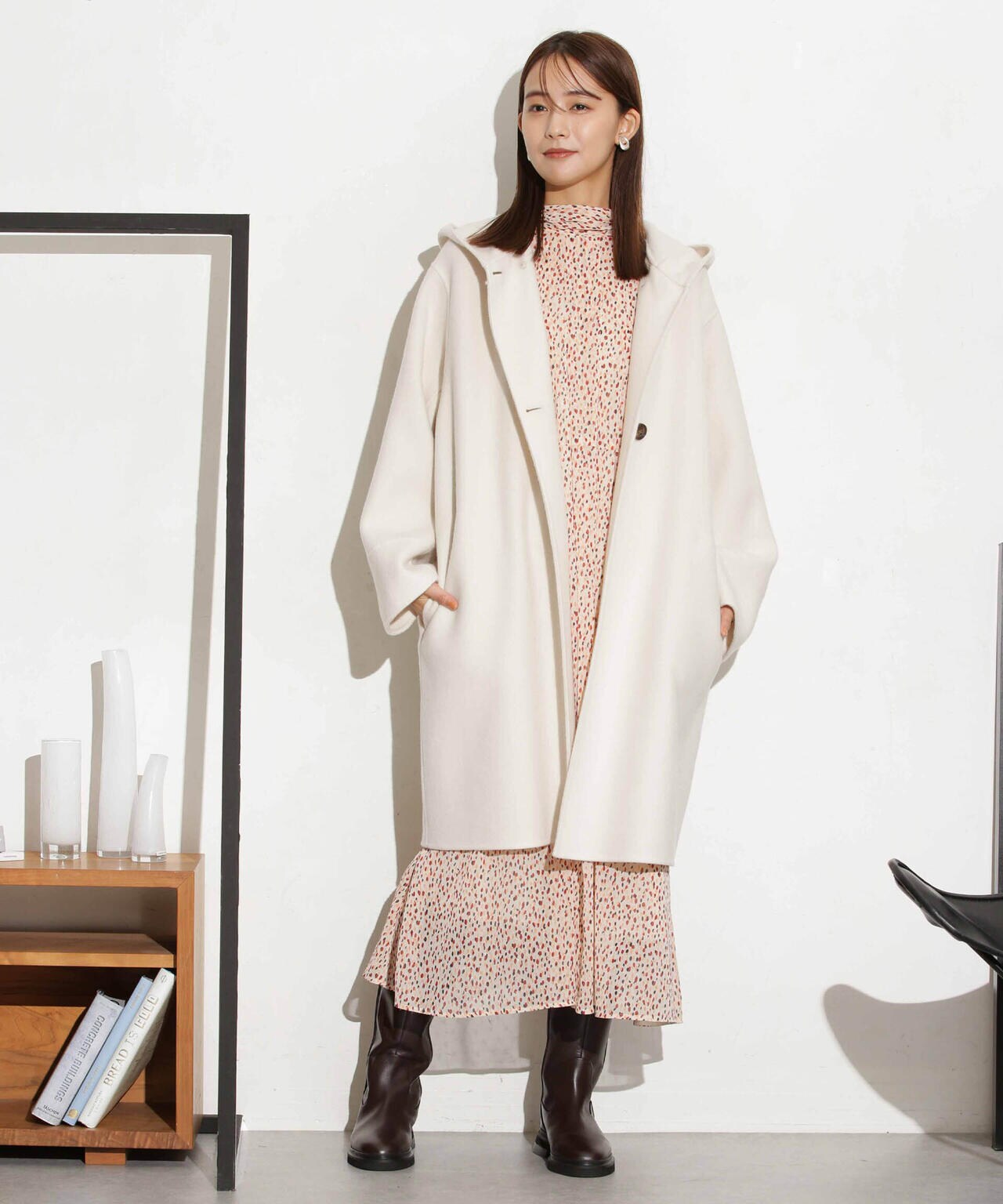 フィルムドットシフォンタックワンピース 6693219320