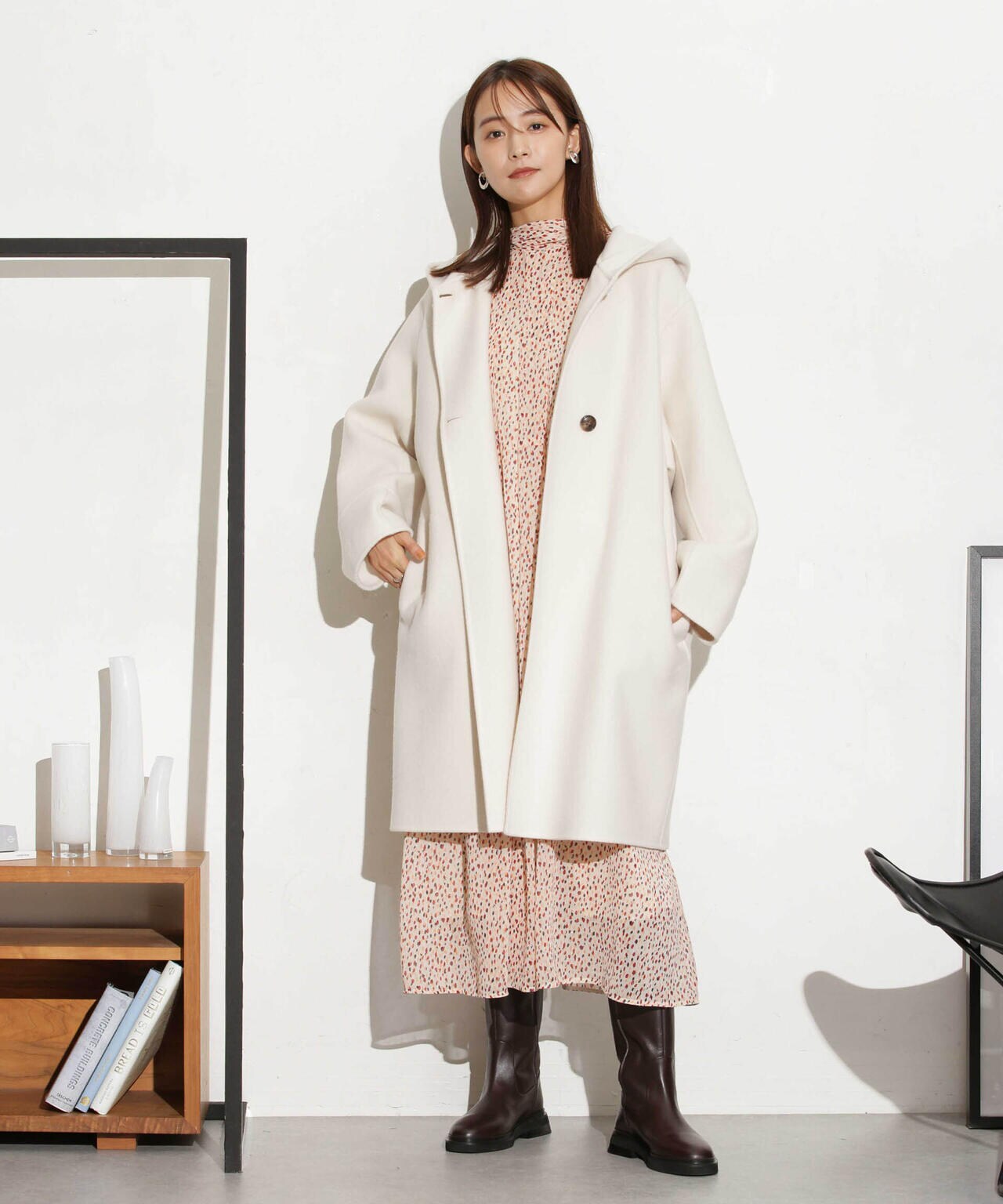 フィルムドットシフォンタックワンピース 6693219320