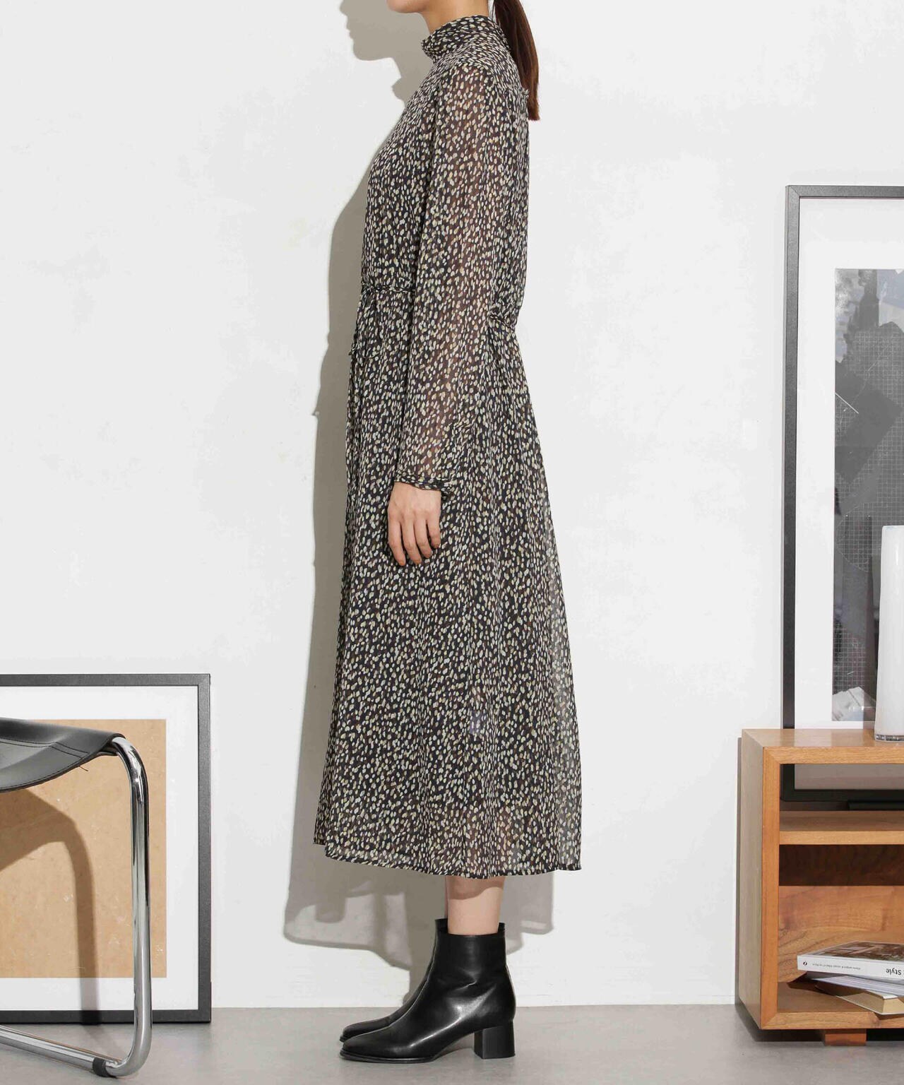 フィルムドットシフォンタックワンピース 6693219320