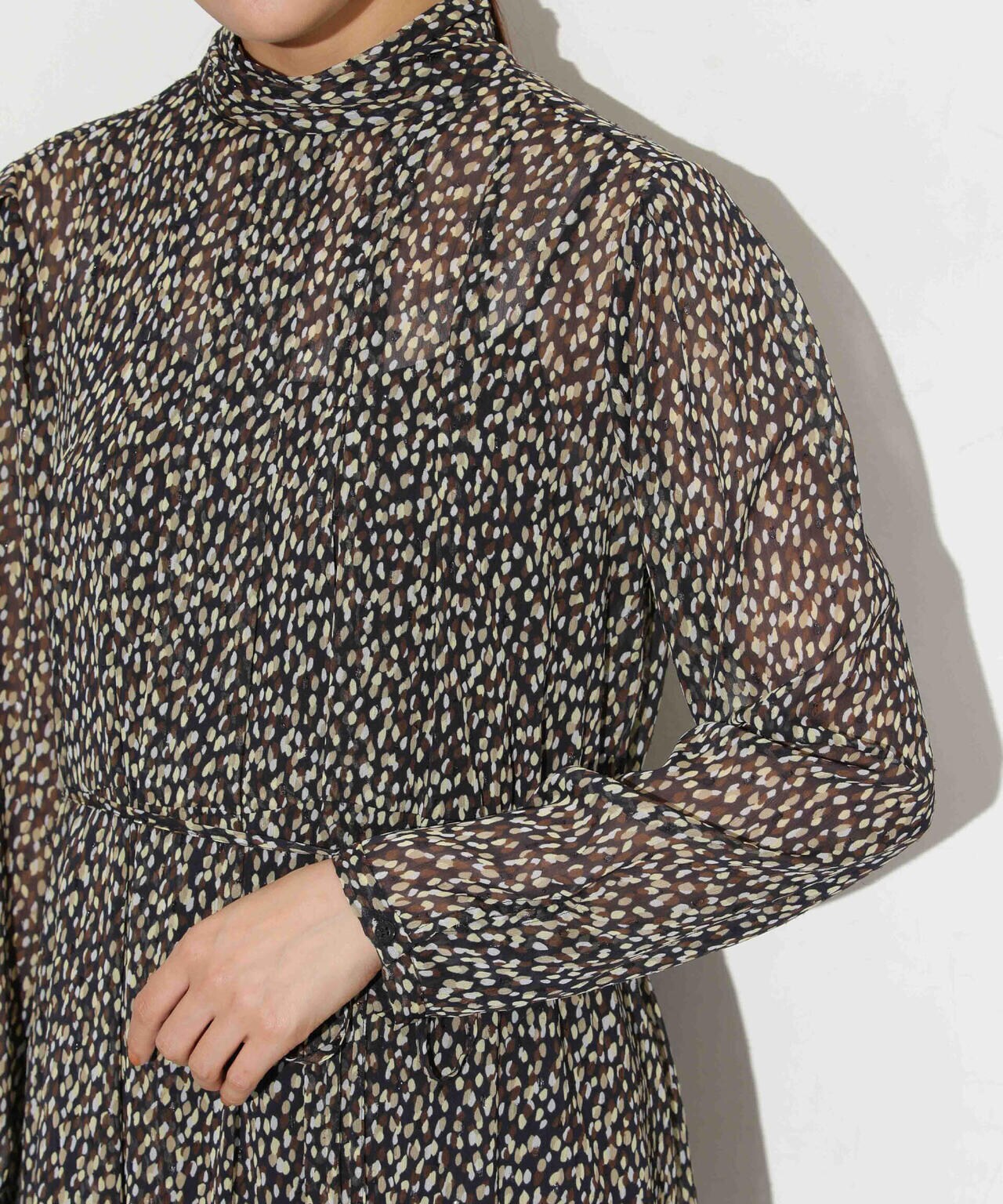 フィルムドットシフォンタックワンピース 6693219320