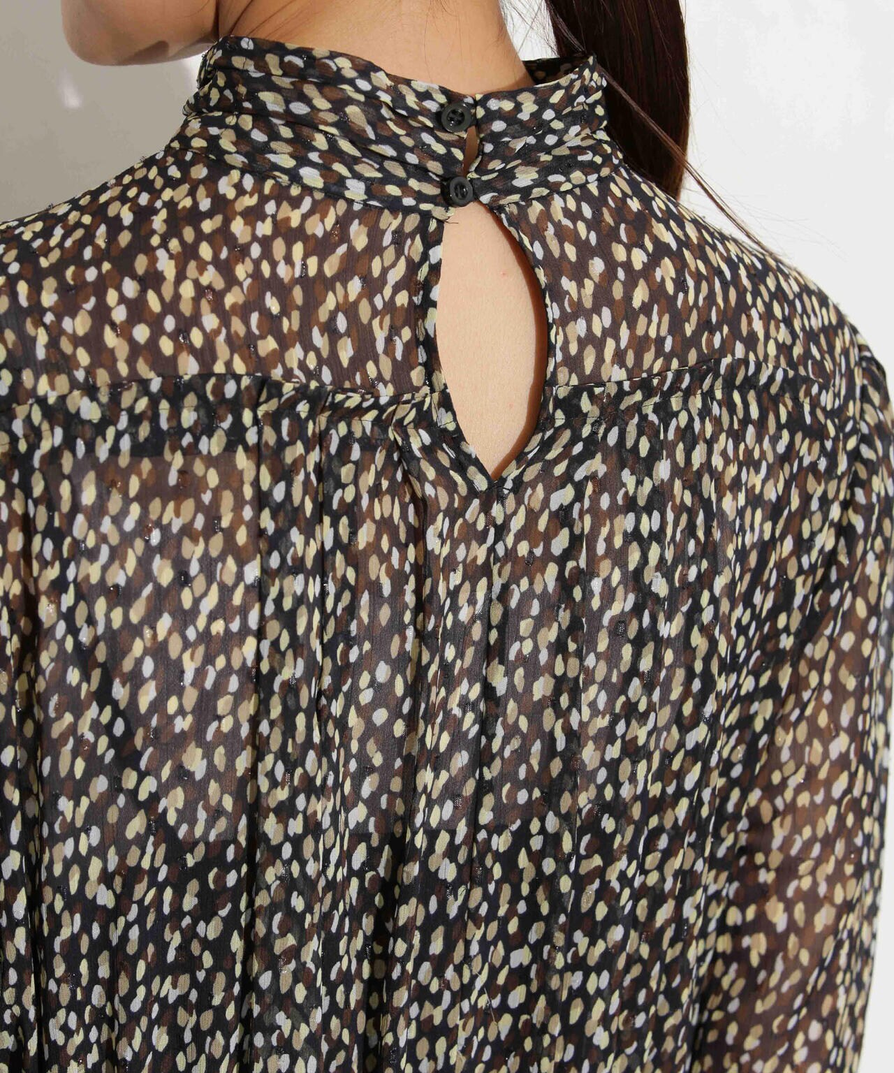 フィルムドットシフォンタックワンピース 6693219320