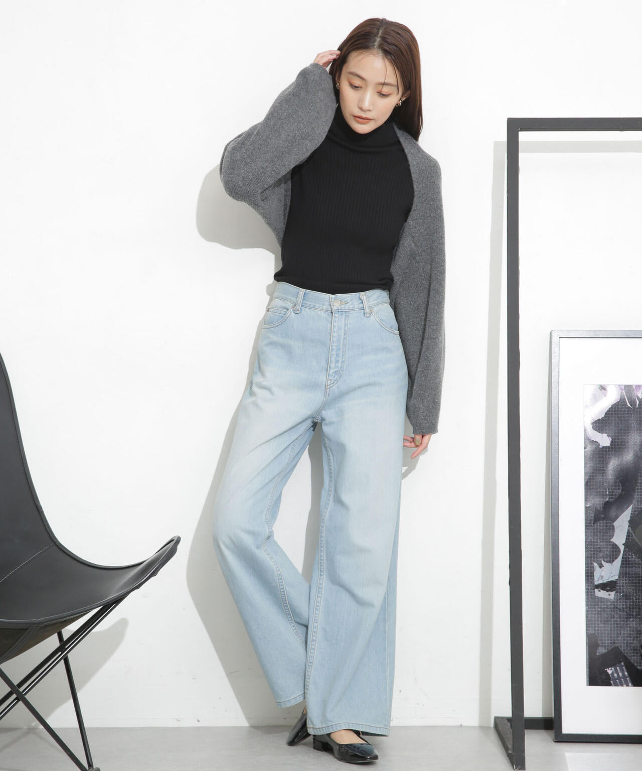 ニットボレロセットワンピース 6693219329