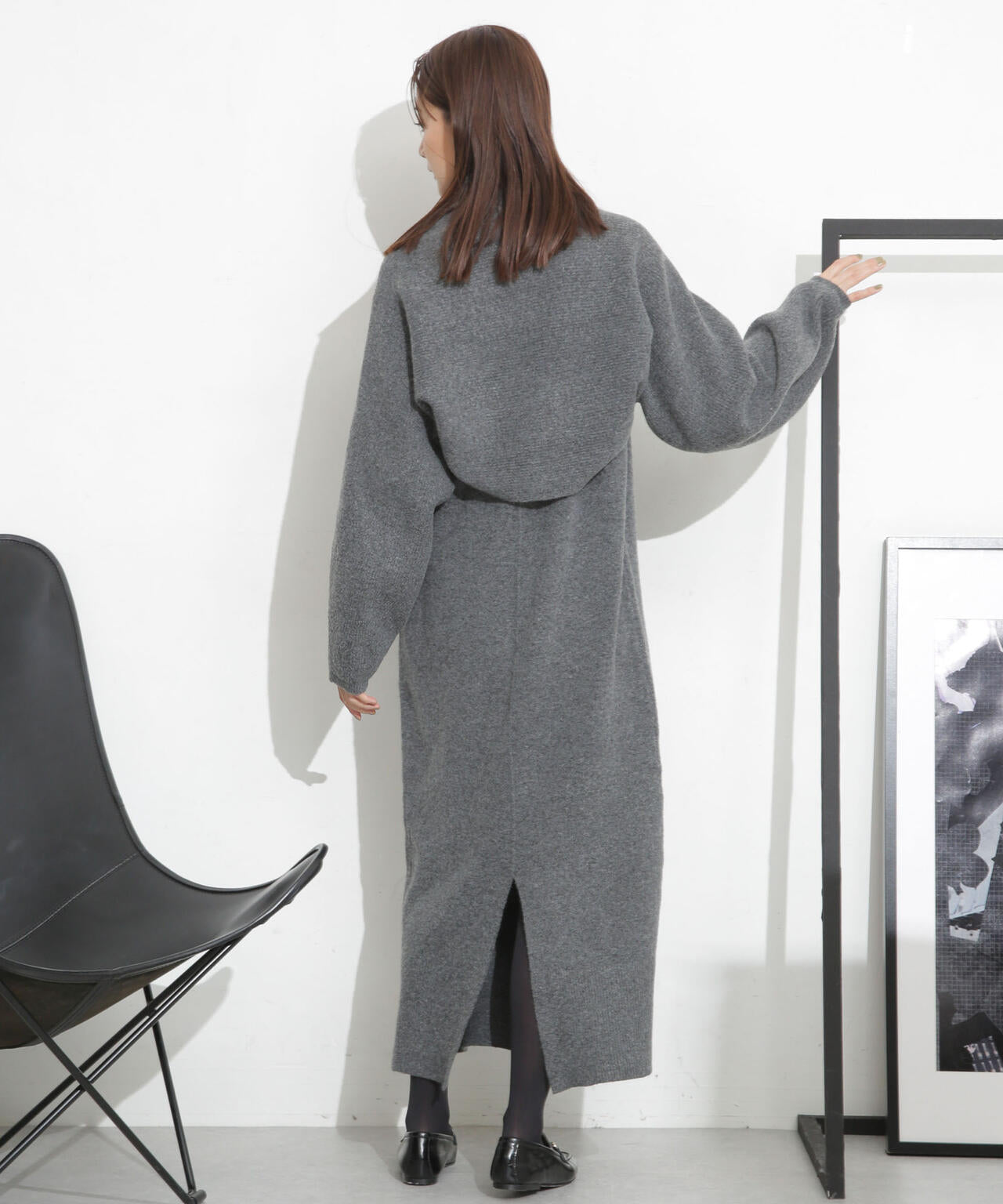 ニットボレロセットワンピース 6693219329