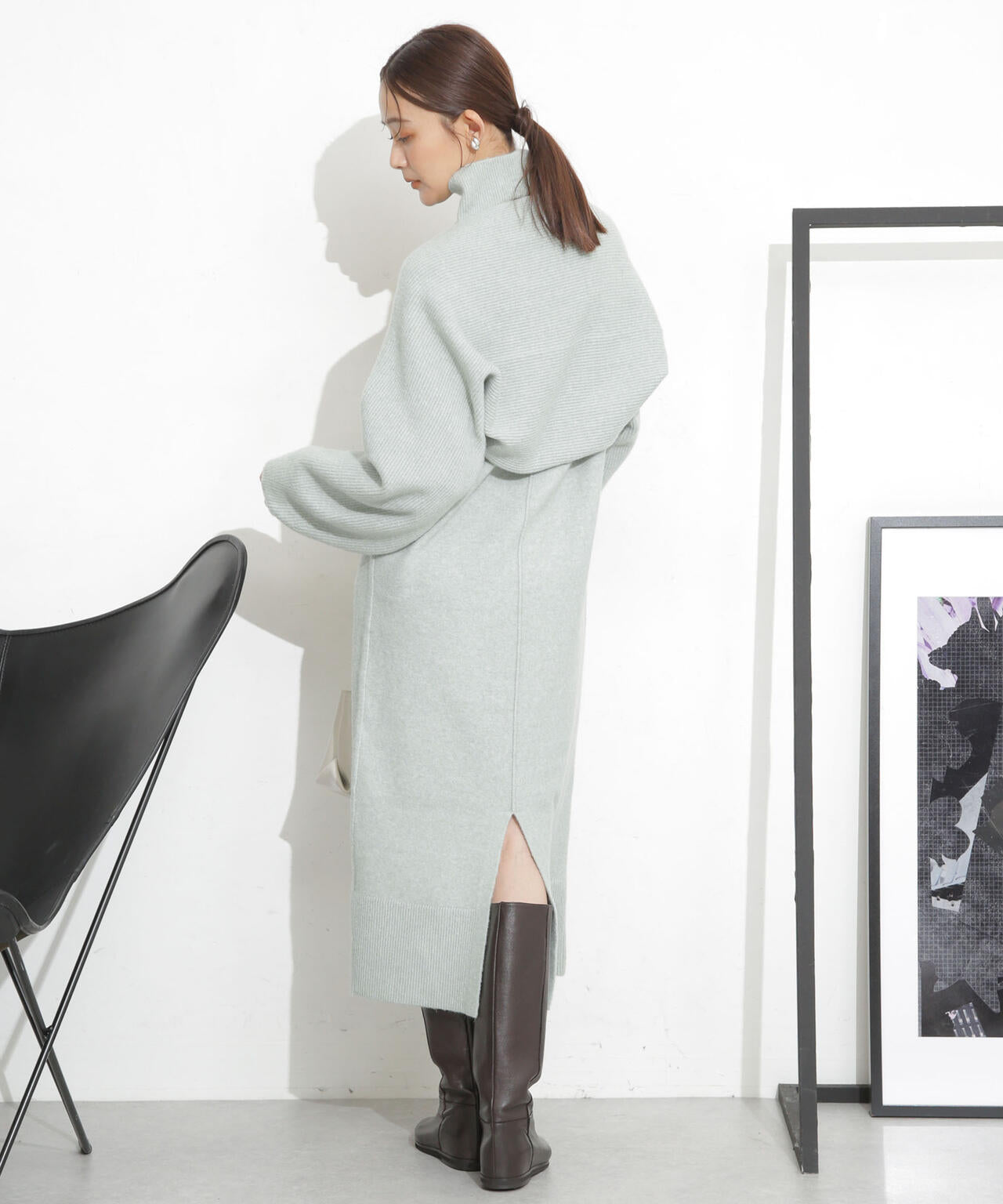 ニットボレロセットワンピース 6693219329