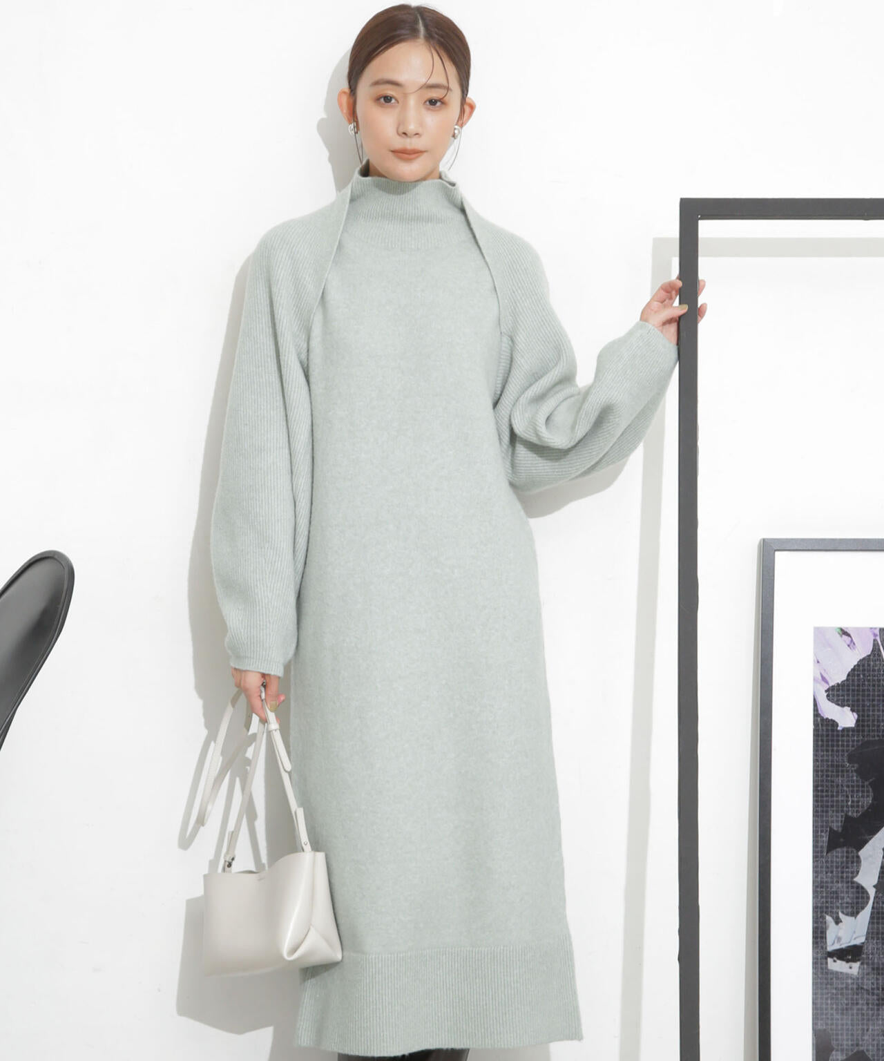 ニットボレロセットワンピース 6693219329