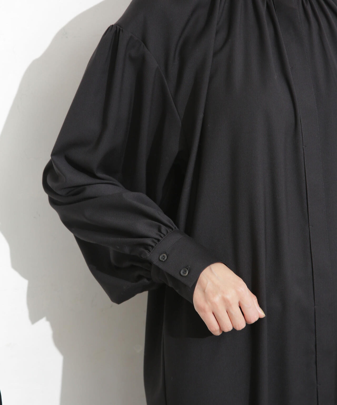 シャツワンピース+ニットベストセット 6693219332