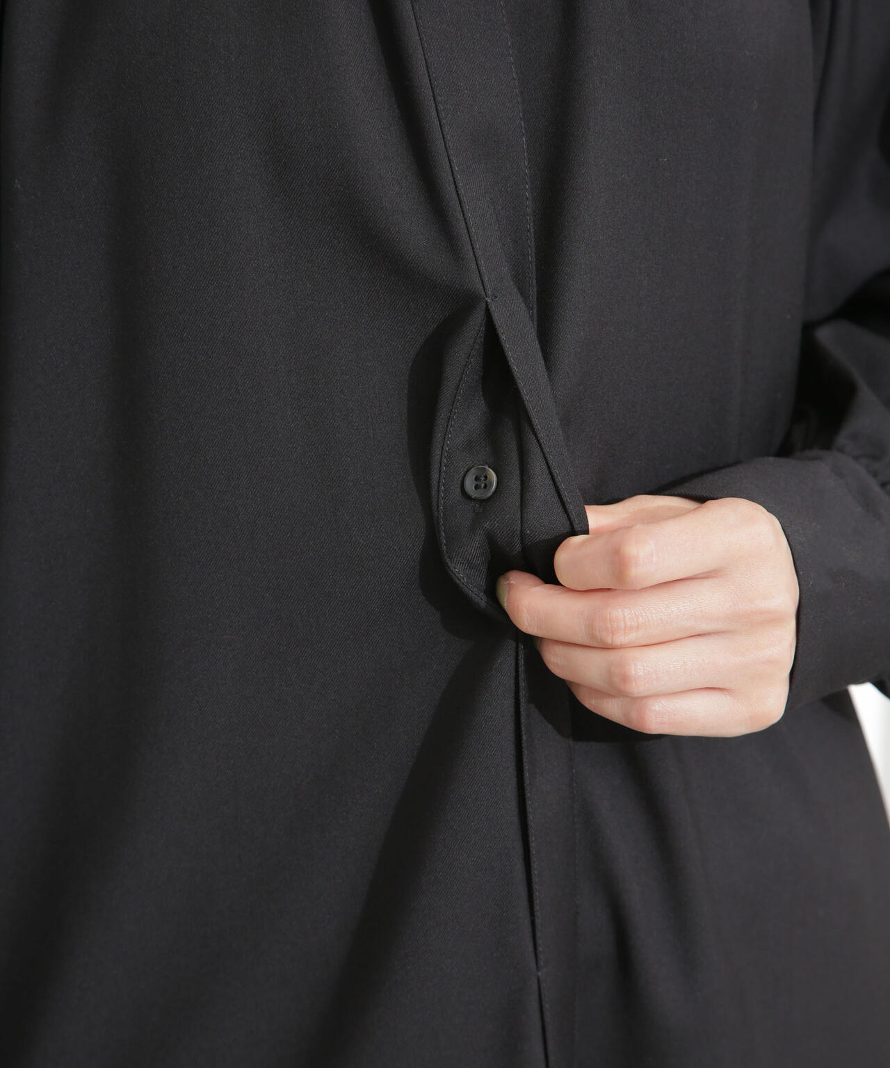 シャツワンピース+ニットベストセット 6693219332