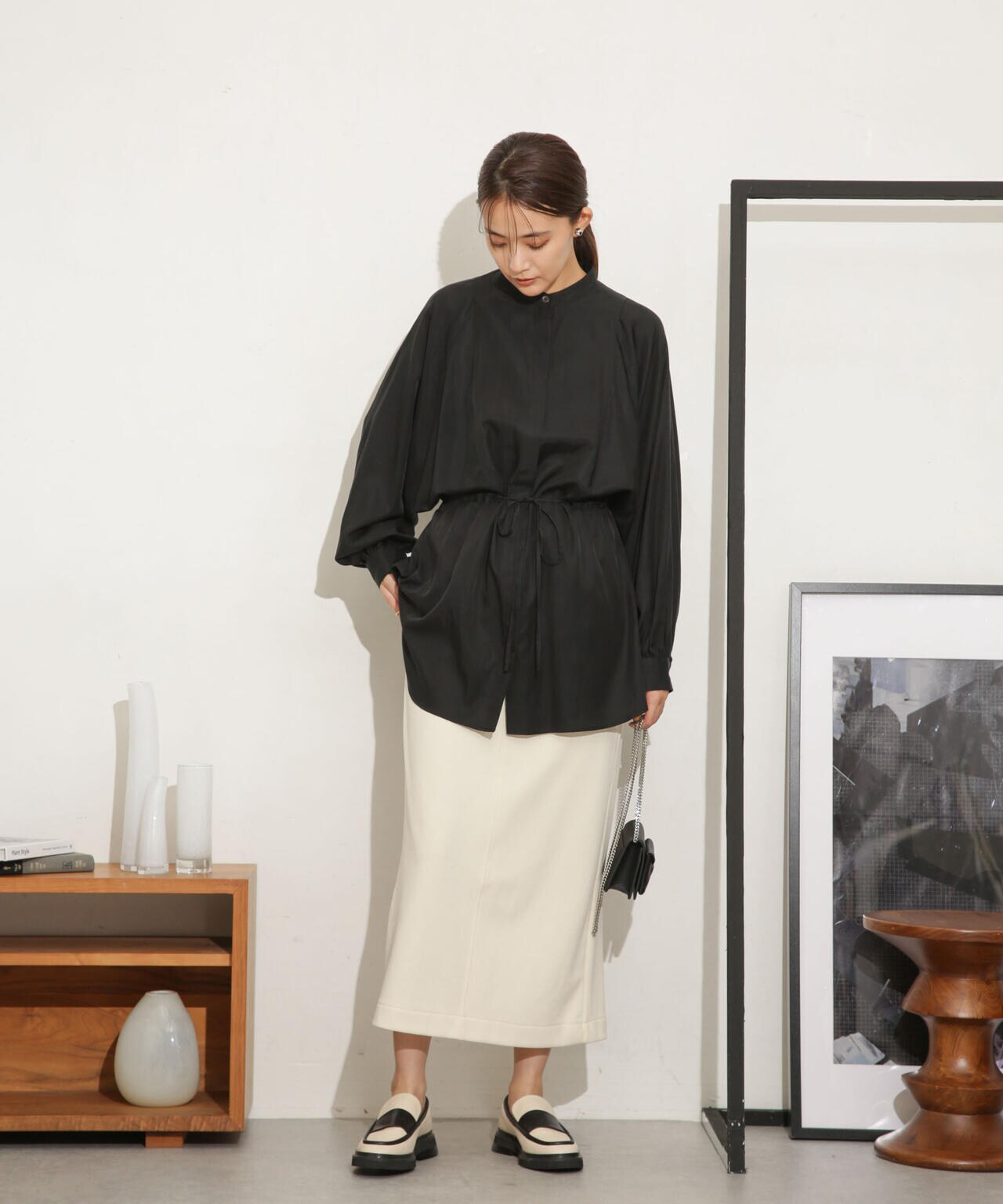 キュプラコットン ドルマンブラウス(セットアップ可) 6693220305