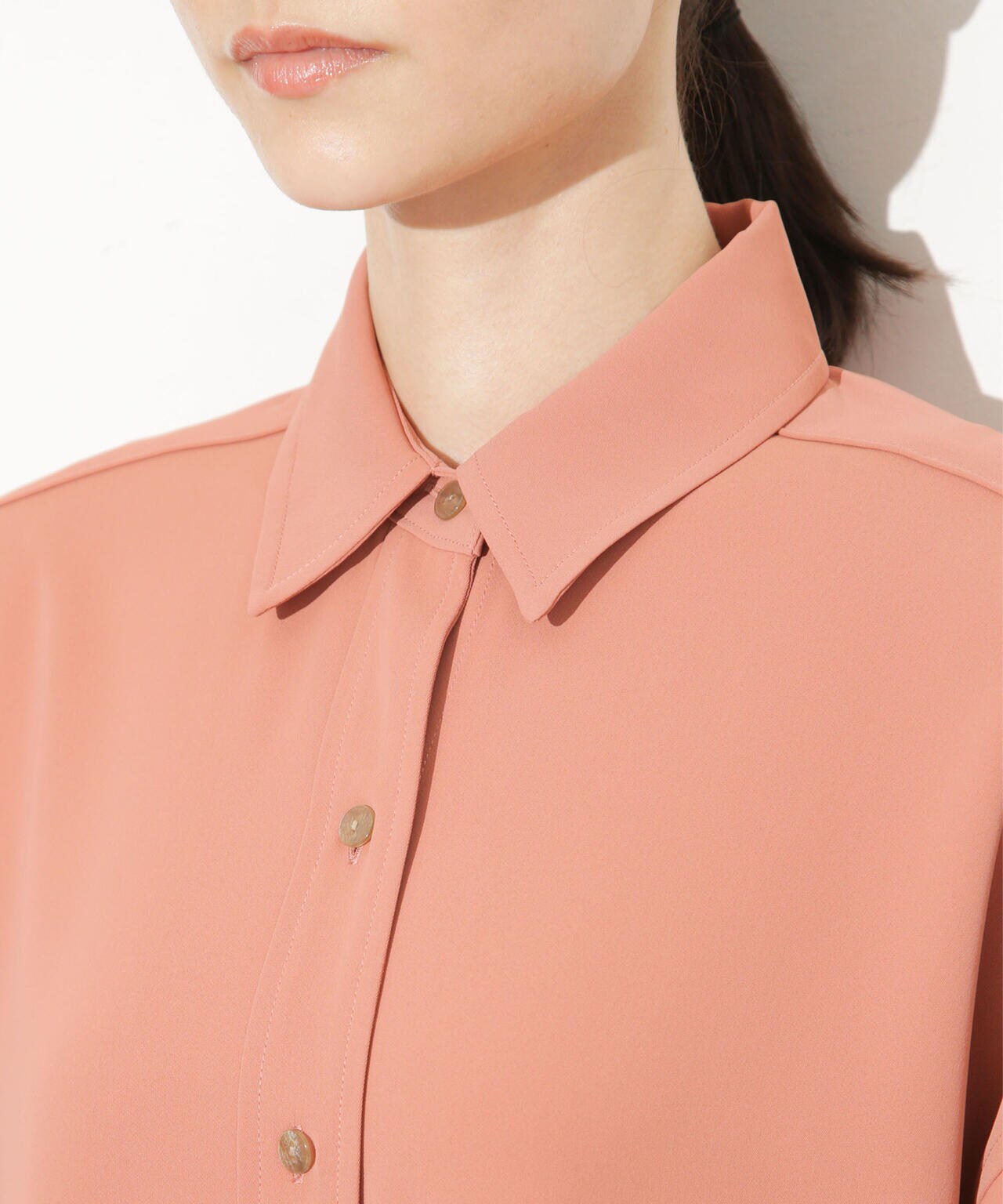 バッククロスドレープシャツ 6693220309