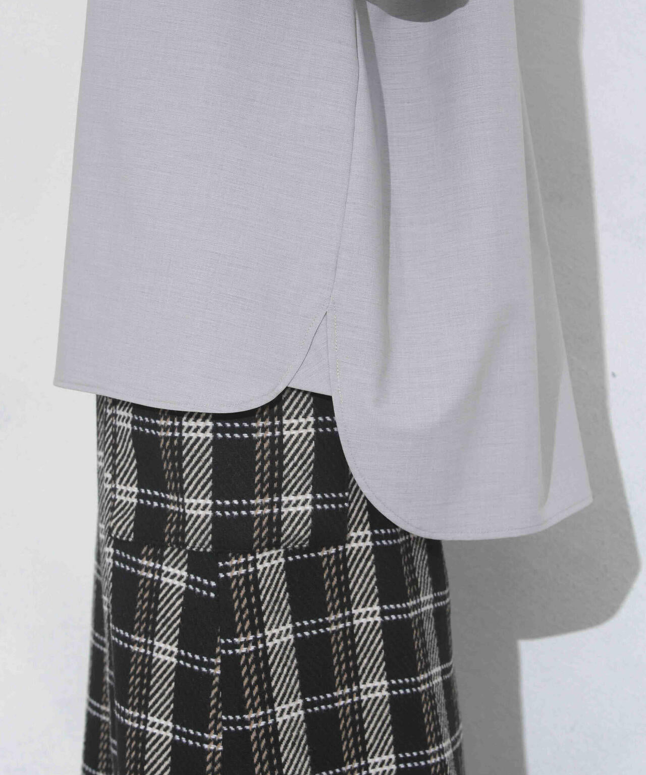 ギャザーワイドシャツ 6693220319