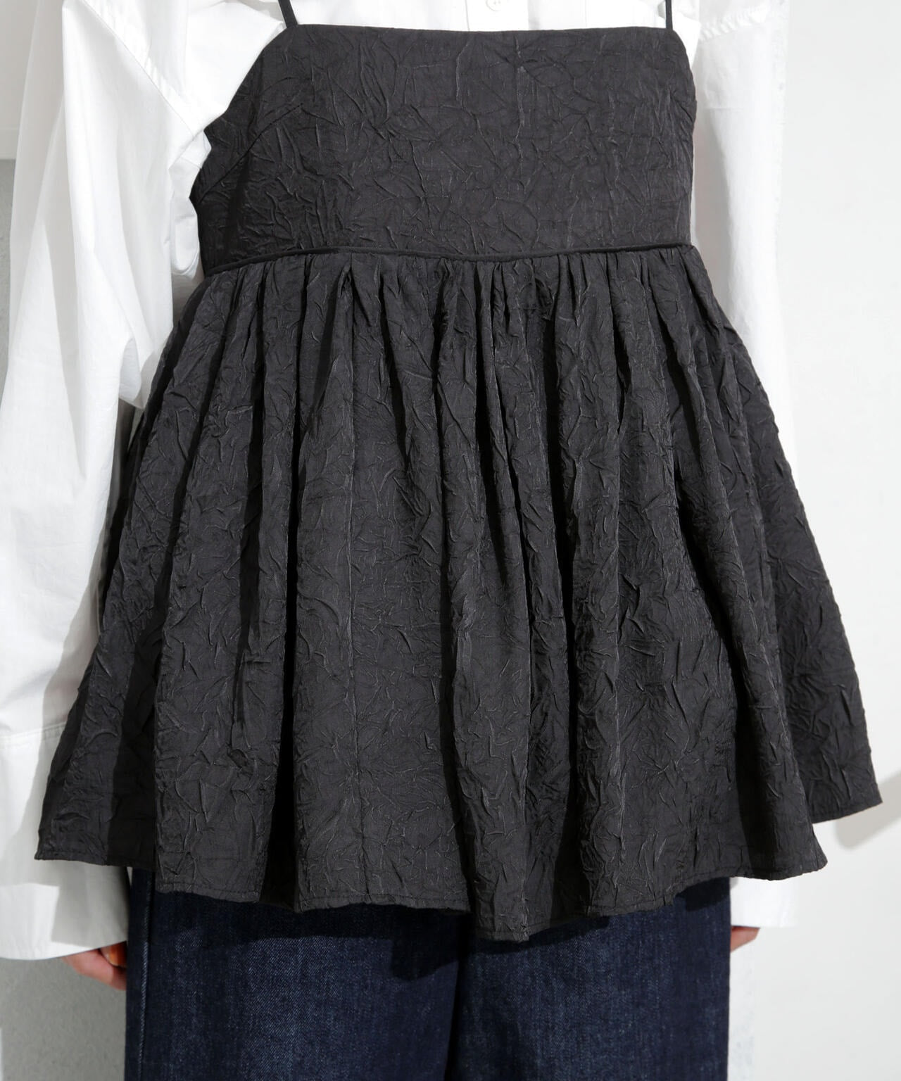 キャッチワッシャーツイルキャミブラウス 6693221304